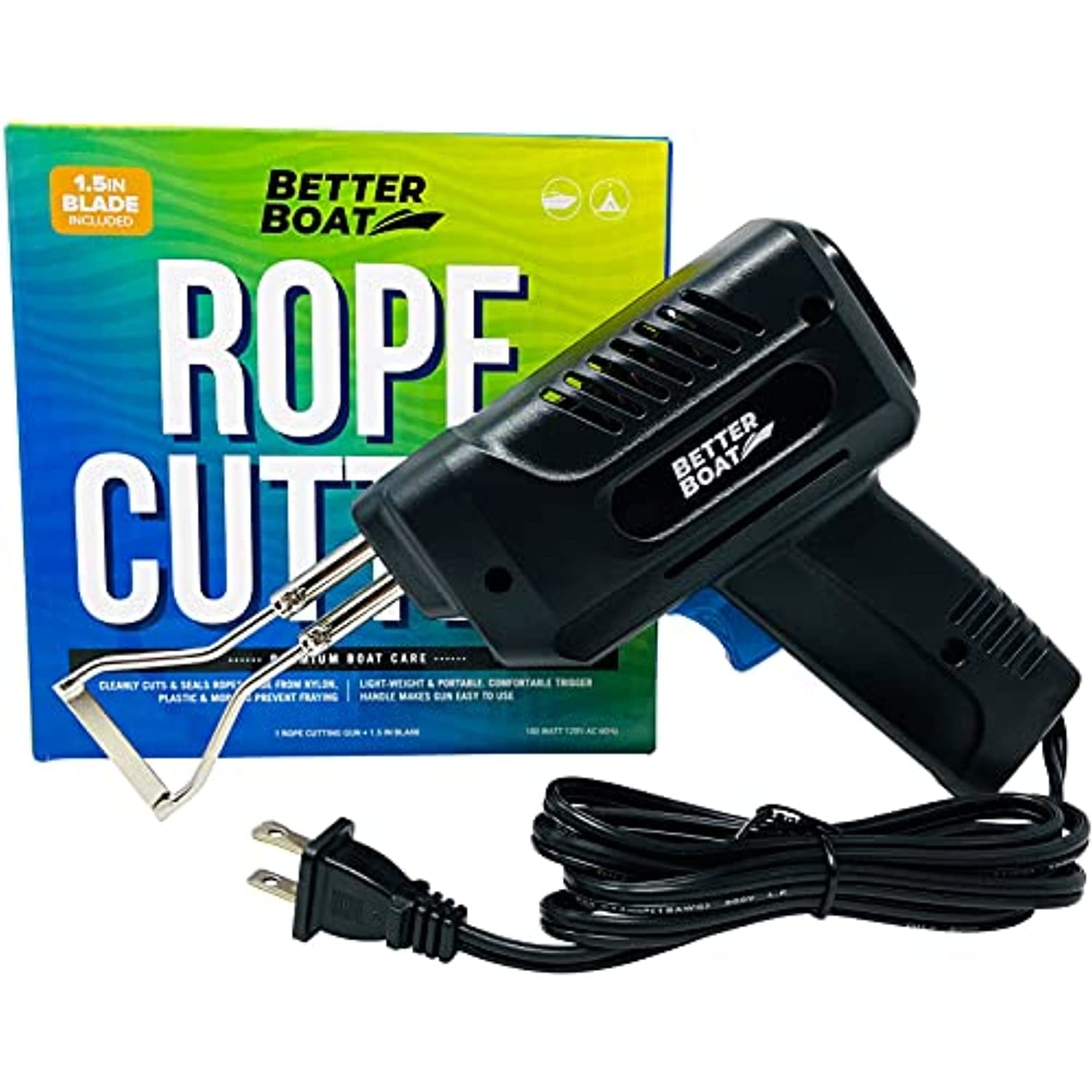 Hot Knife Rope Cutter for Heated Nylon Strap Cutting Marine Grade Lines Heat and Sealing Tool