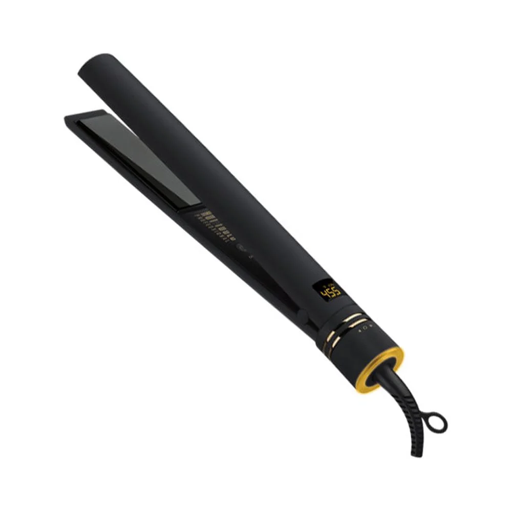 Hot Tools Pro Artist Black Gold Evolve Ionic Salon Flat Iron - 1 1/4 inch