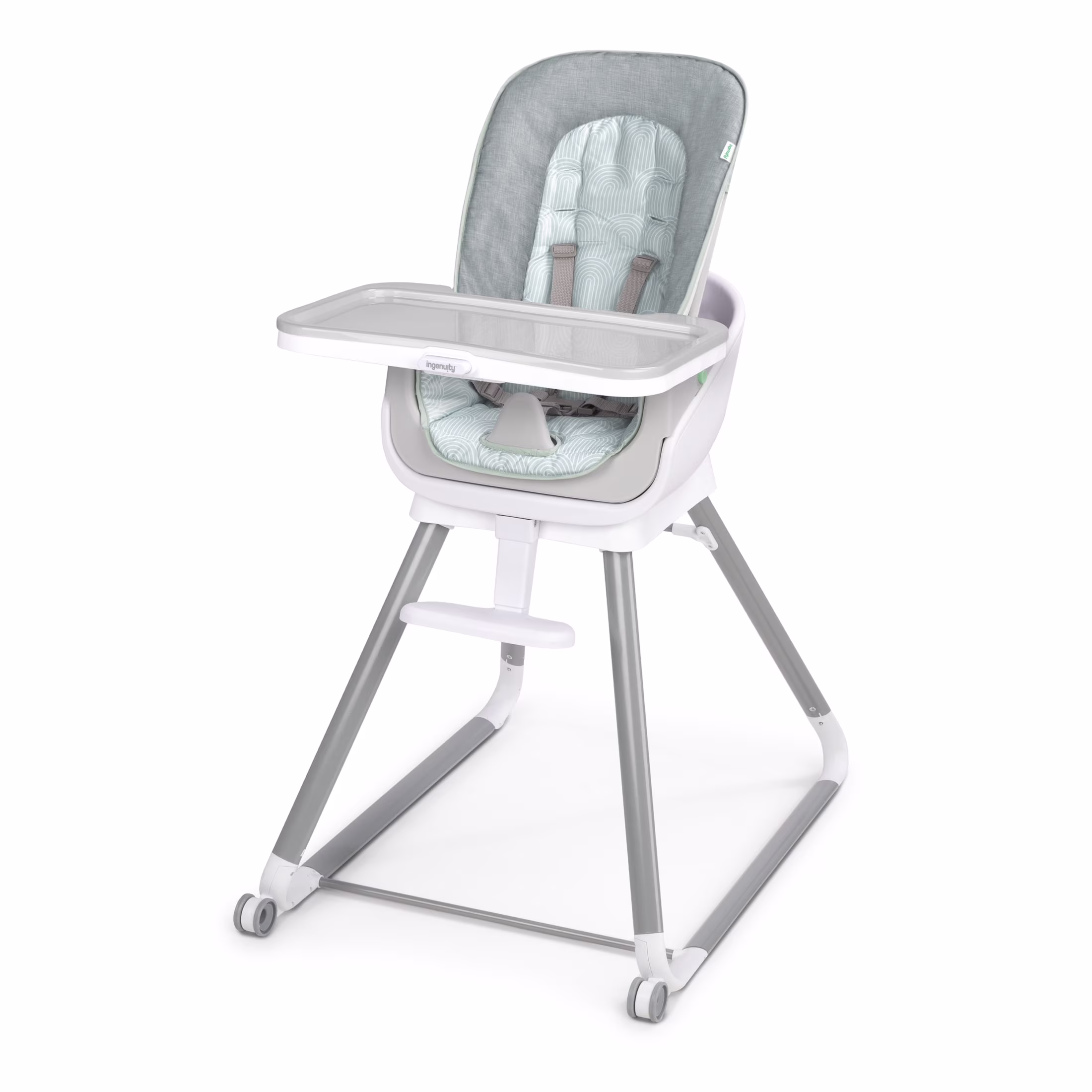 Ingenuity Beanstalk Baby to Big Kid 6-in-1 High Chair, Booster Seat and More, Newborn to 5 Yrs - Ray