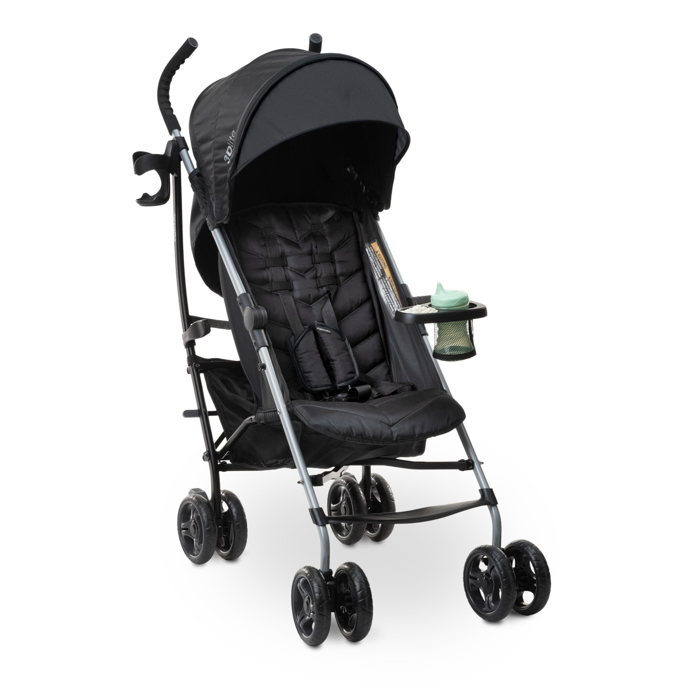 Ingenuity 3Dlite Convenience Stroller, Gray - Age 6 Months Up to 50 Lbs.