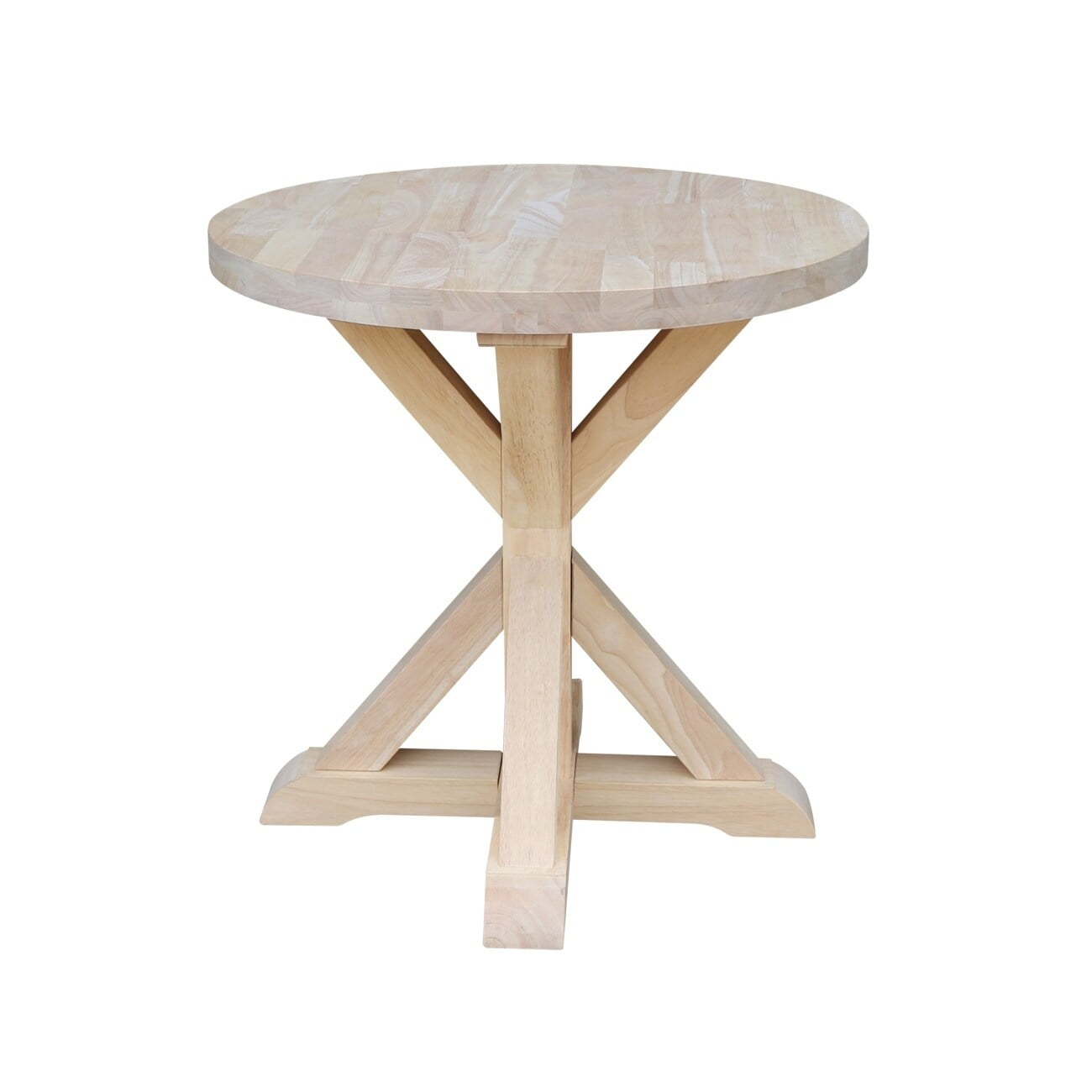 International Concepts Solid Wood Sierra Round End Table