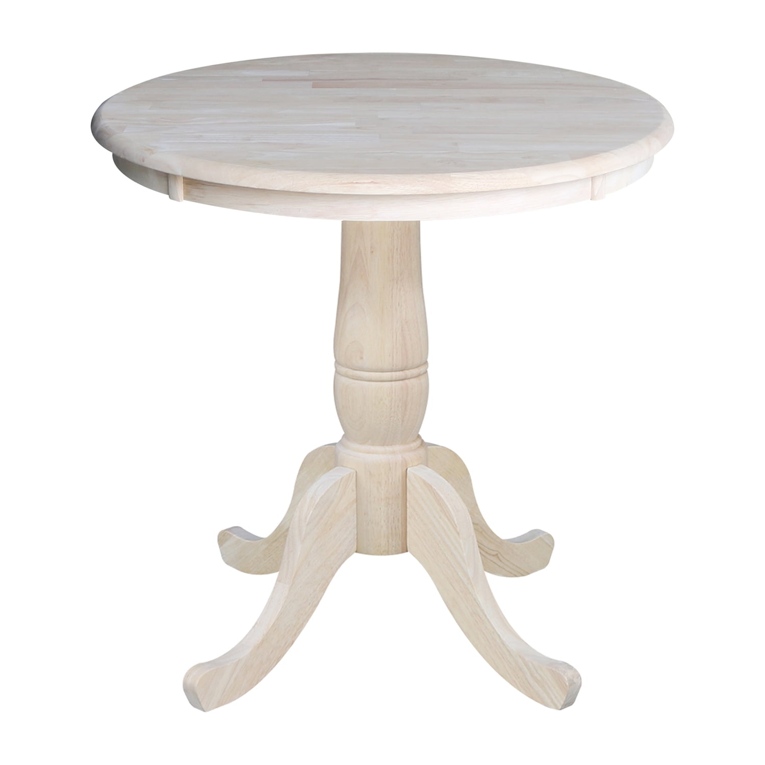 30" Round Top Pedestal Table, 28.9"H