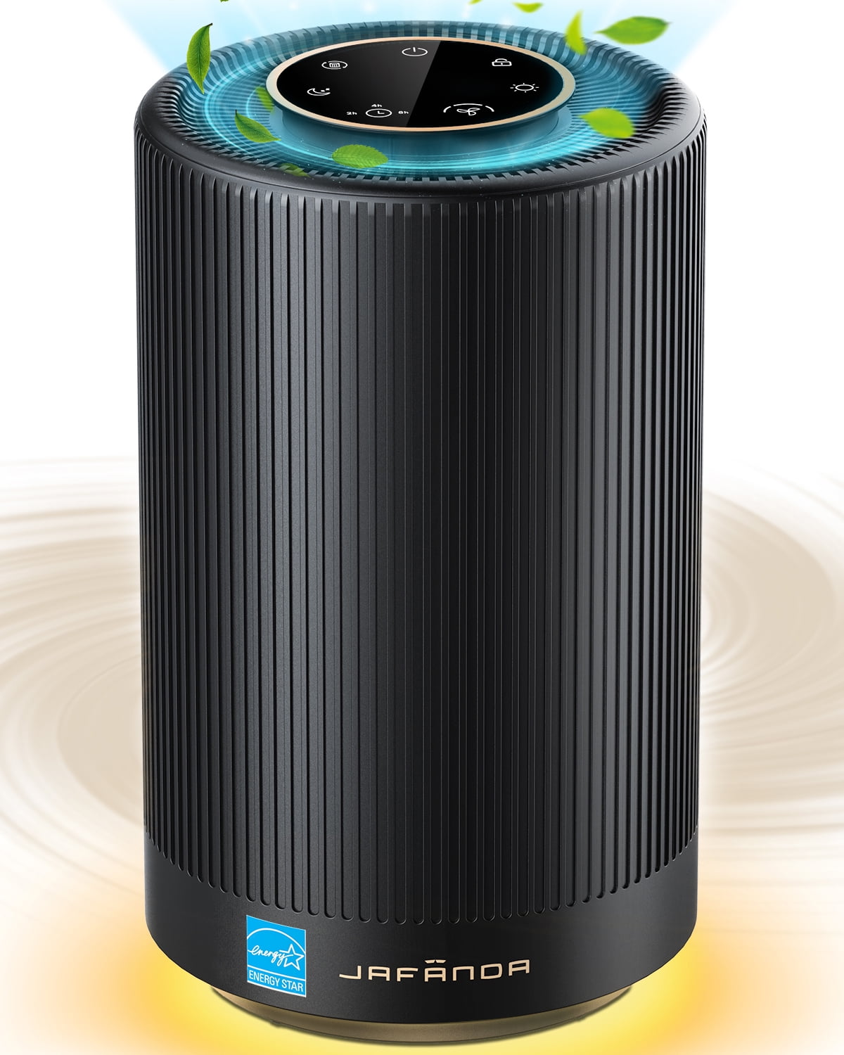 Jafanda Air Purifier Quiet JF100 H13 True HEPA for Home Bedroom Office 450 Sq.ft Coverage Black