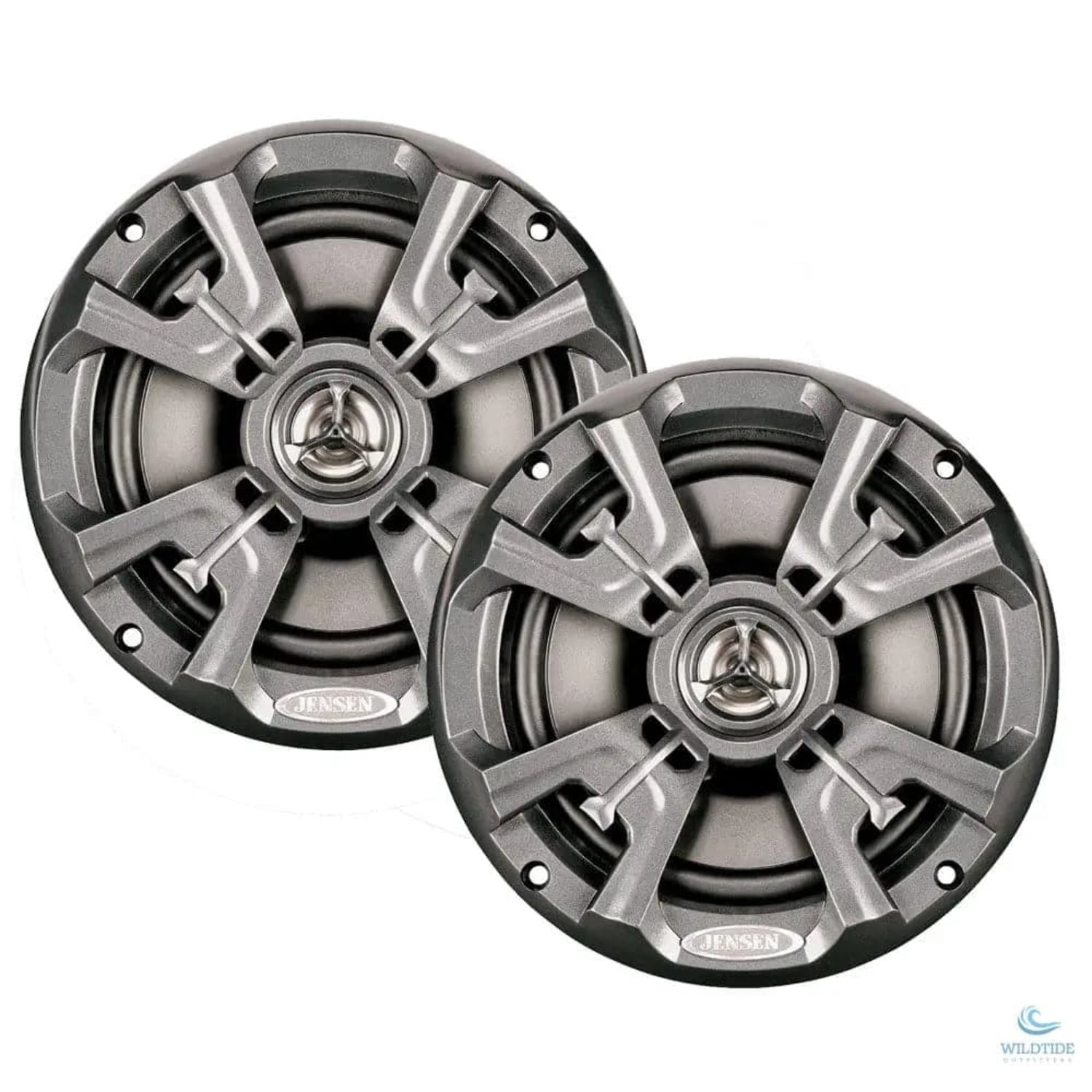 Jensen Marine 6-1/2" Coaxial Speakers, Sold as Pair