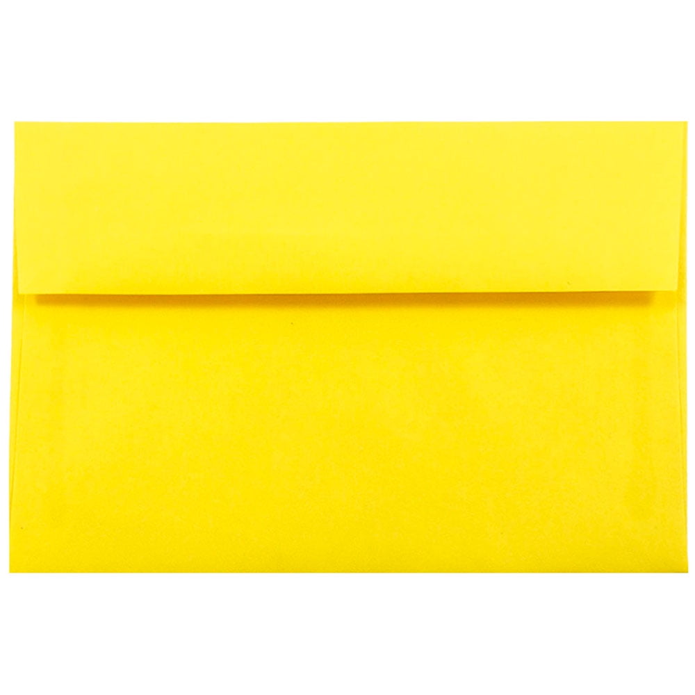 JAM A10 Envelopes, 6 x 9 1/2, Yellow, 1000/Carton