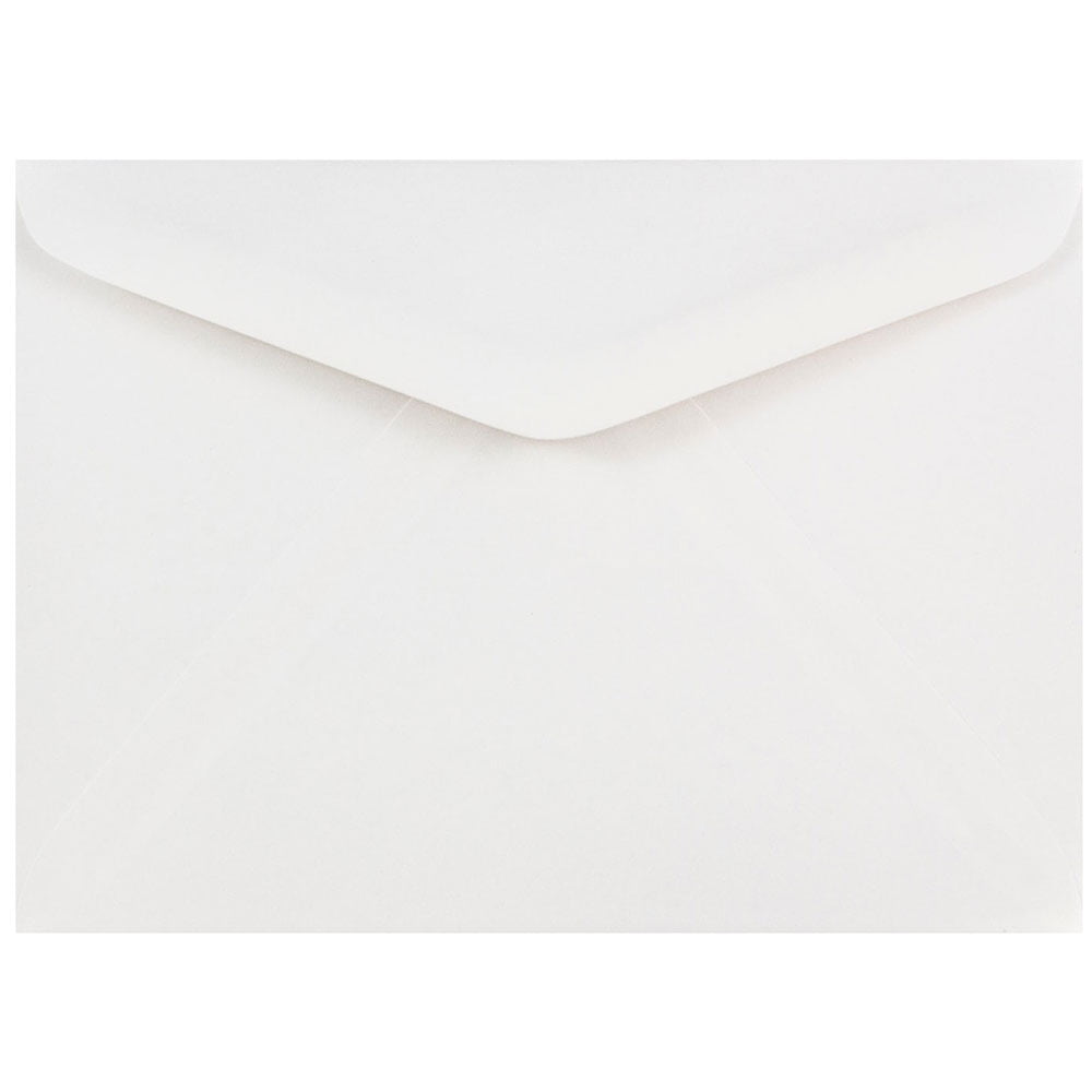 JAM Paper A7 Invitation Envelopes with V-Flap, 5 1/4 x 7 1/4, White, Bulk 1000/Carton