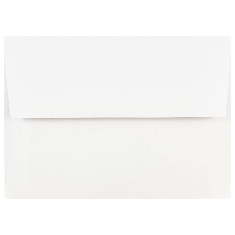 JAM Paper A7 Invitation Envelopes, 5 1/4 x 7 1/4, White, Bulk 500/Box
