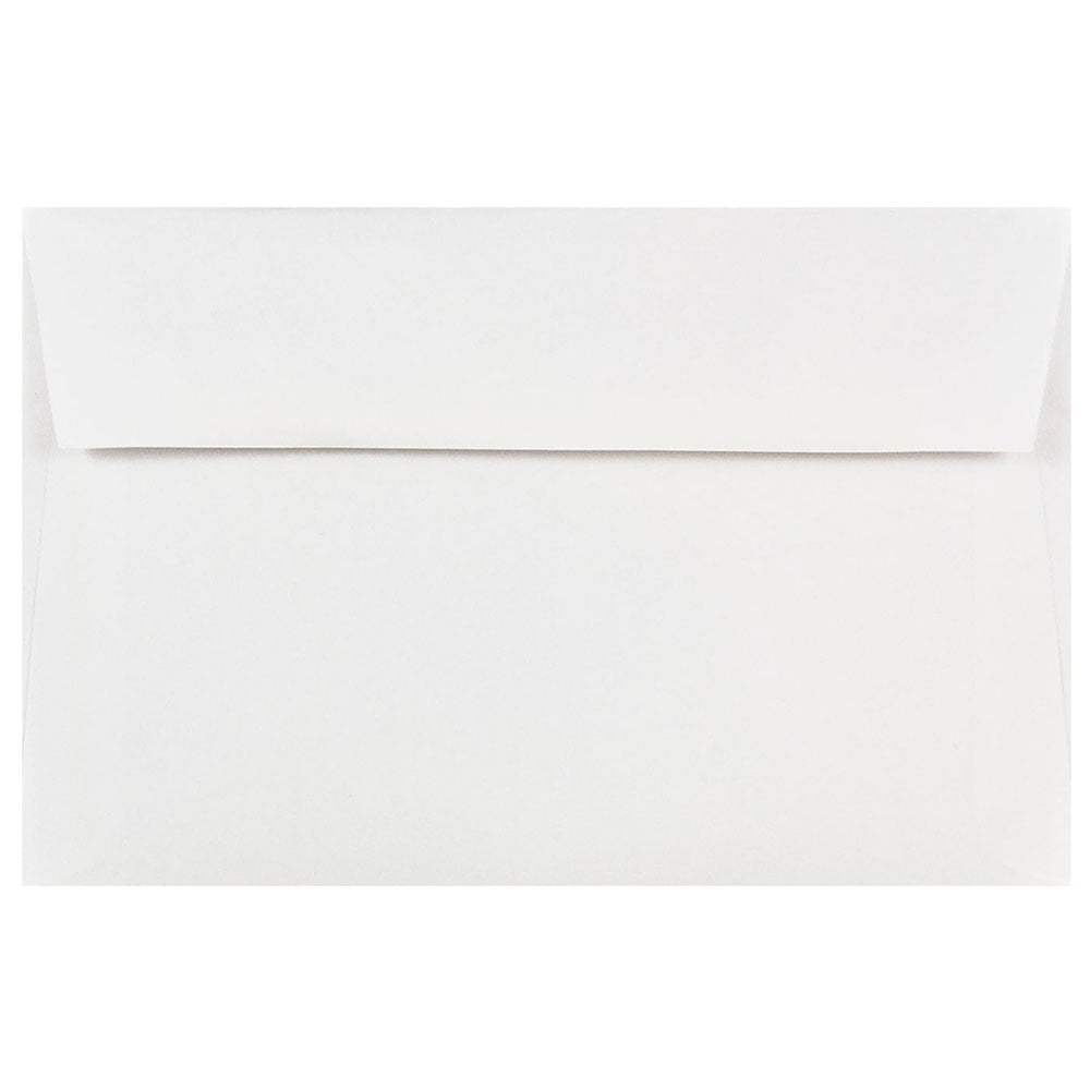JAM Paper A9 Invitation Envelopes, 5 3/4 x 8 3/4, White, Bulk 500/Box