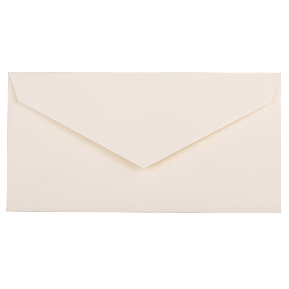 JAM Paper Monarch Strathmore Invitation Envelopes, 3 7/8 x 7 1/2, Natural White Wove, Bulk 500/Box
