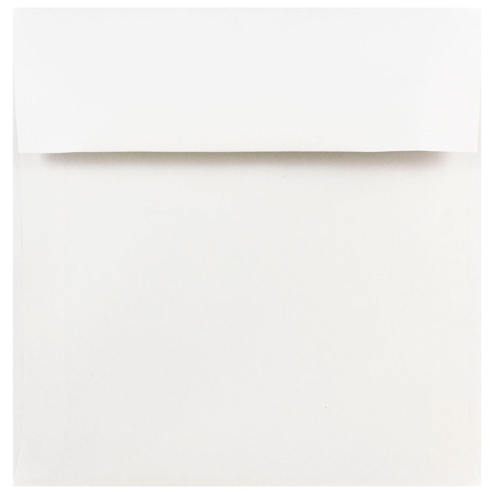 JAM Paper 8 x 8 Square Invitation Envelopes, White, Bulk 250/Box