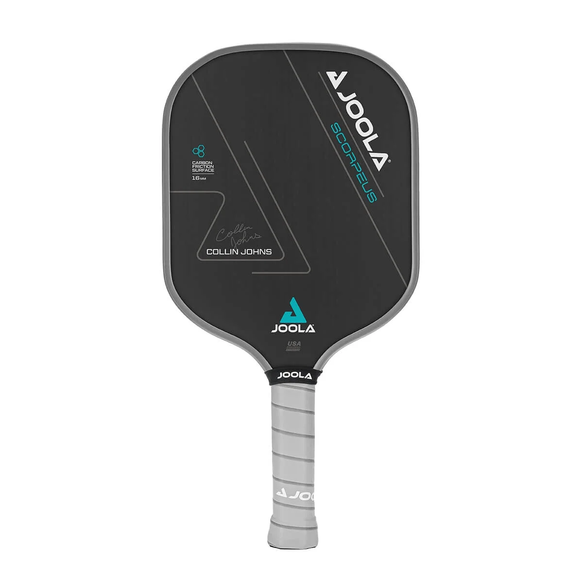 JOOLA Collin Johns Scorpeus CFS 16mm Pickleball Paddle, Black