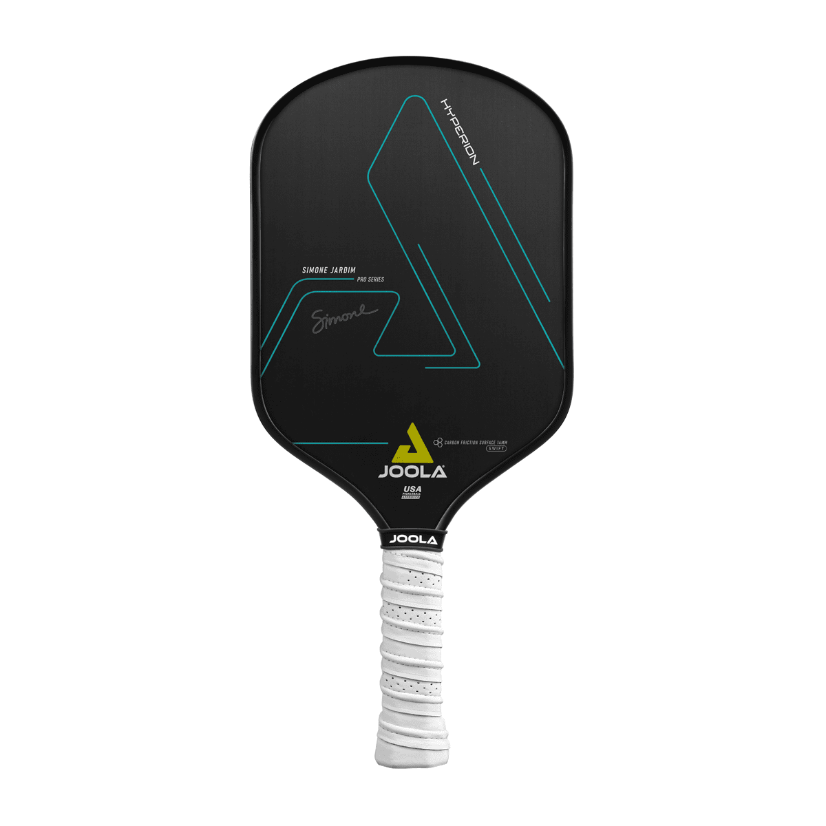 JOOLA Simone Jardim Hyperion CFS 14mm Swift Pickleball Paddle, Black