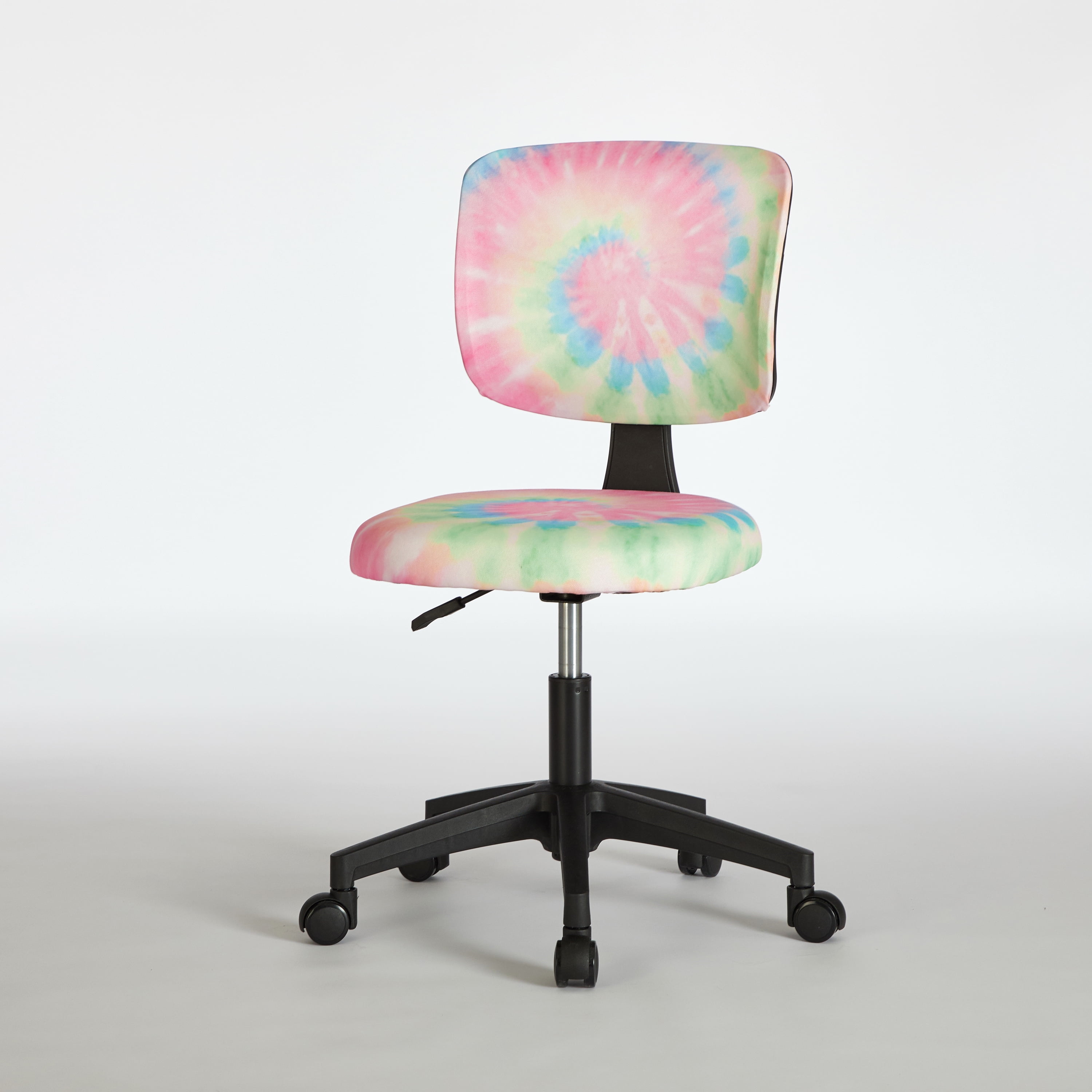 Room Revival Swivel Mesh Task Office Chair, Rainbow Tie Dye Pink