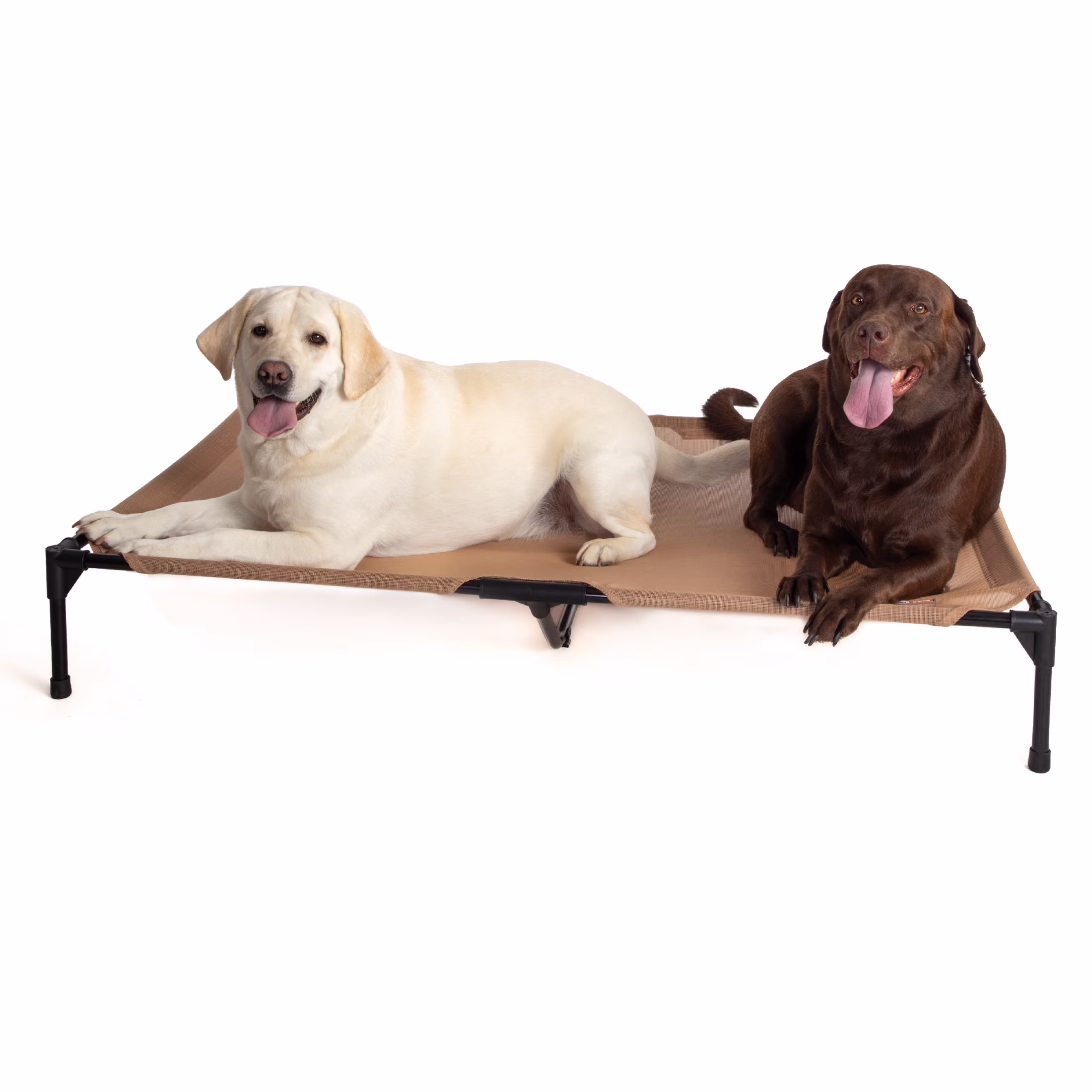 K&H Pet Products All Weather Pet Cot Tan Jumbo 56 X 38 X 9 Inches