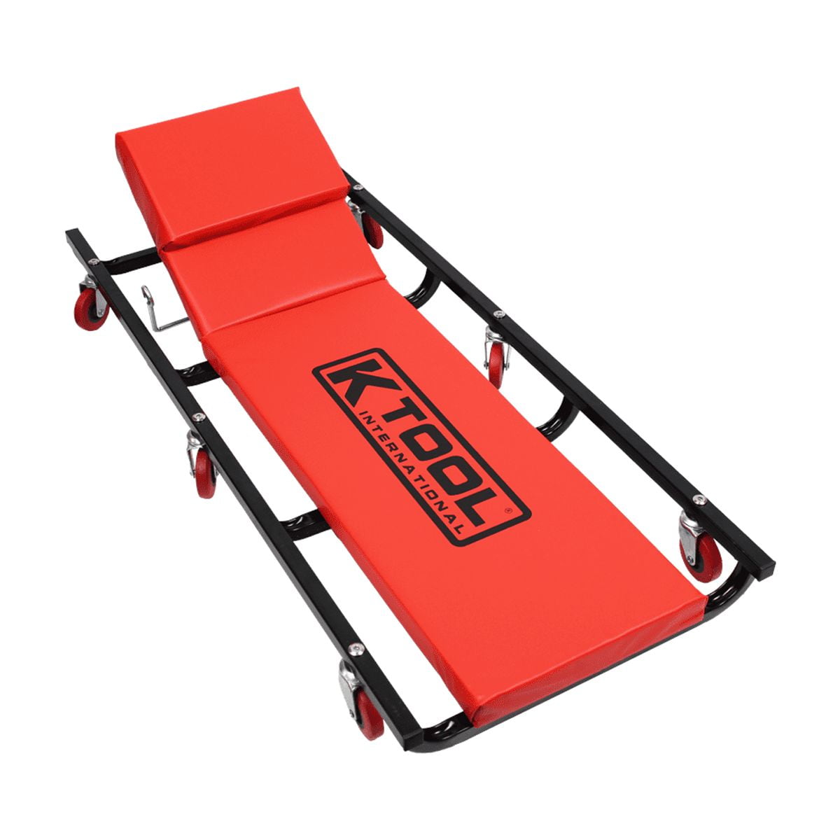 K Tool 74961 40" Automotive Creeper, Steel Frame, Padded Headrest, Casters