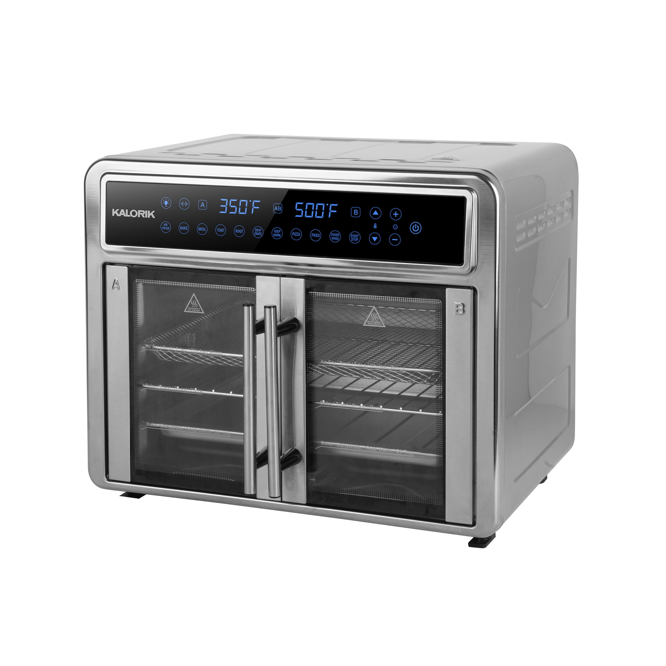 Kalorik MAXX 26 Quart Flex Trio Air Fryer Oven, in Stainless Steel (AFO 52295 SS)