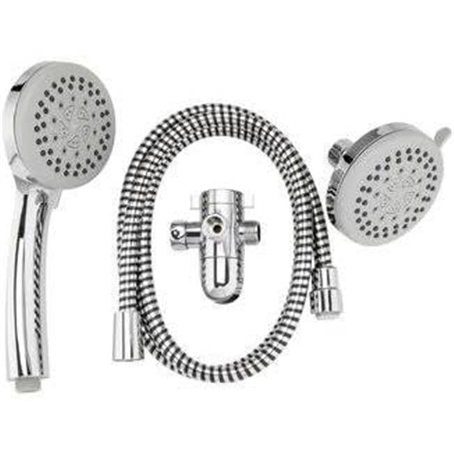 Keeney K751CP Stylewise 5 Function, 3 Way Shower Head Kit, Polished Chrome