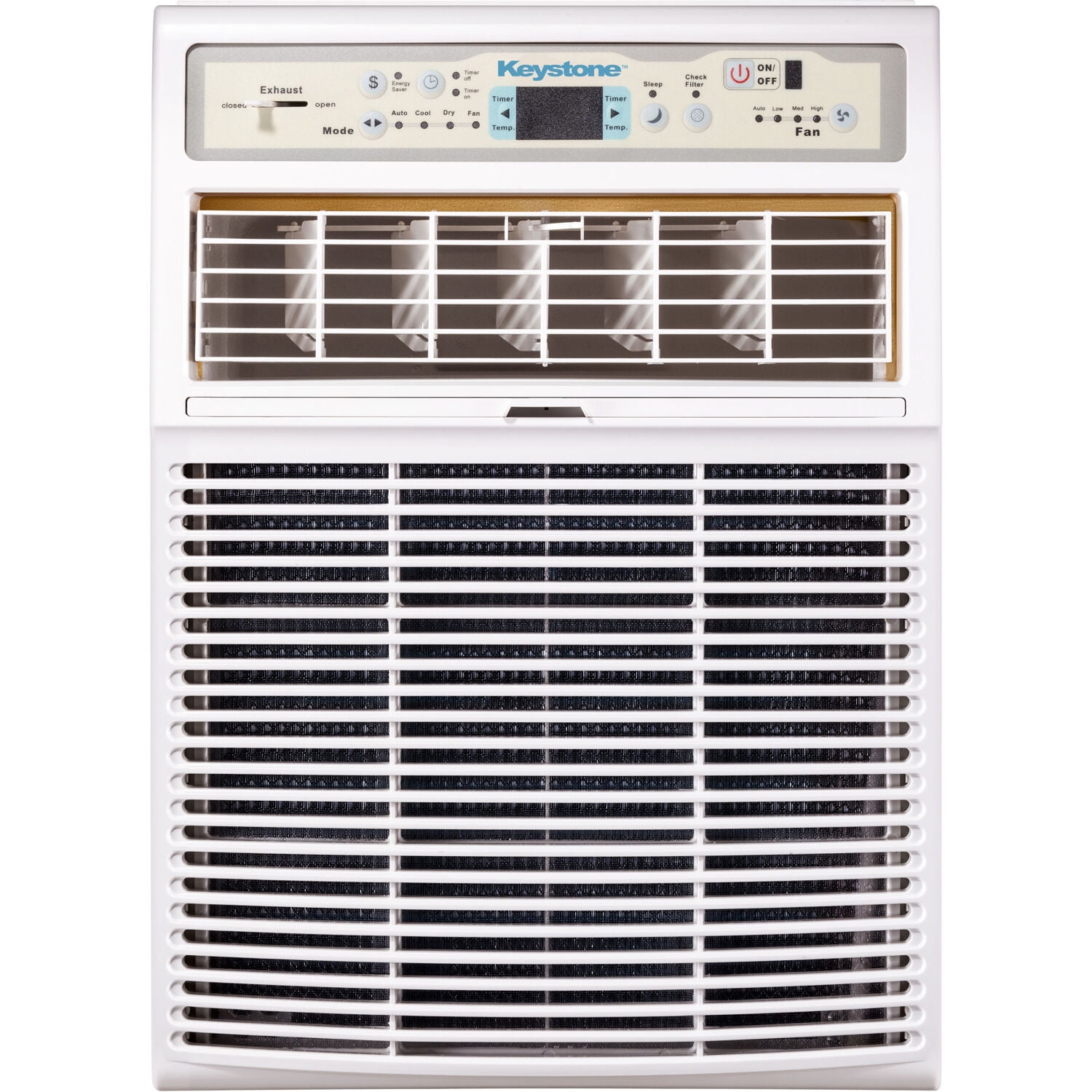 Keystone 8,000 BTU 350 Sq ft 115-Volt Casement Window Air Conditioner, White, KSTSW08B