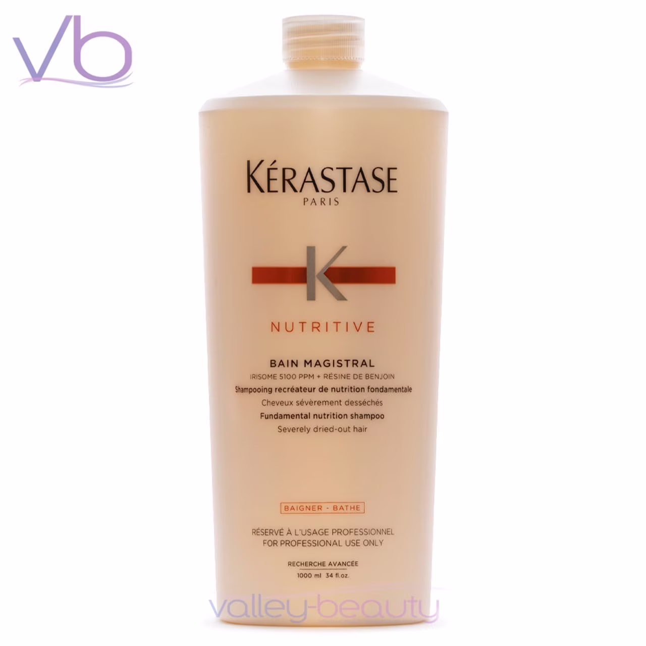 Kerastase Nutritive Bain Magistral Fundamental Nutrition Shampoo 1000ml 34oz PRO