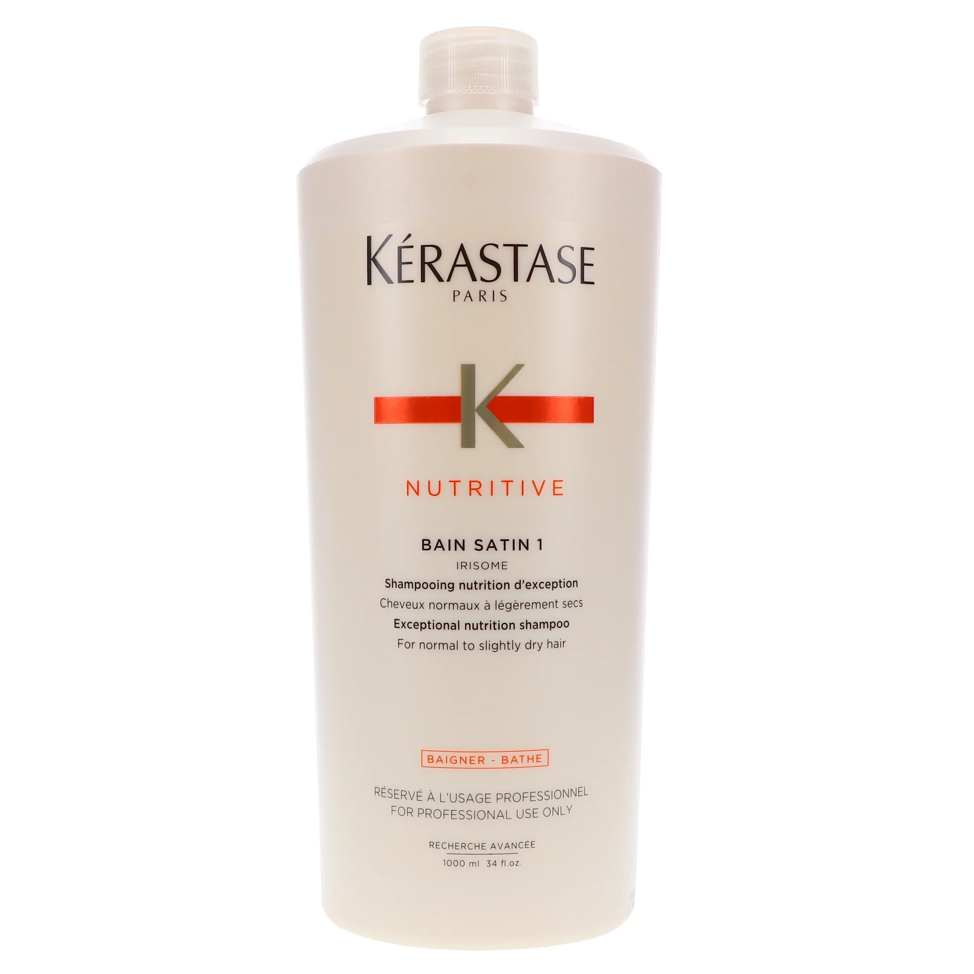 Kerastase Nutritive Bain Satin 1 Complete Nutrition Shampoo 34 oz