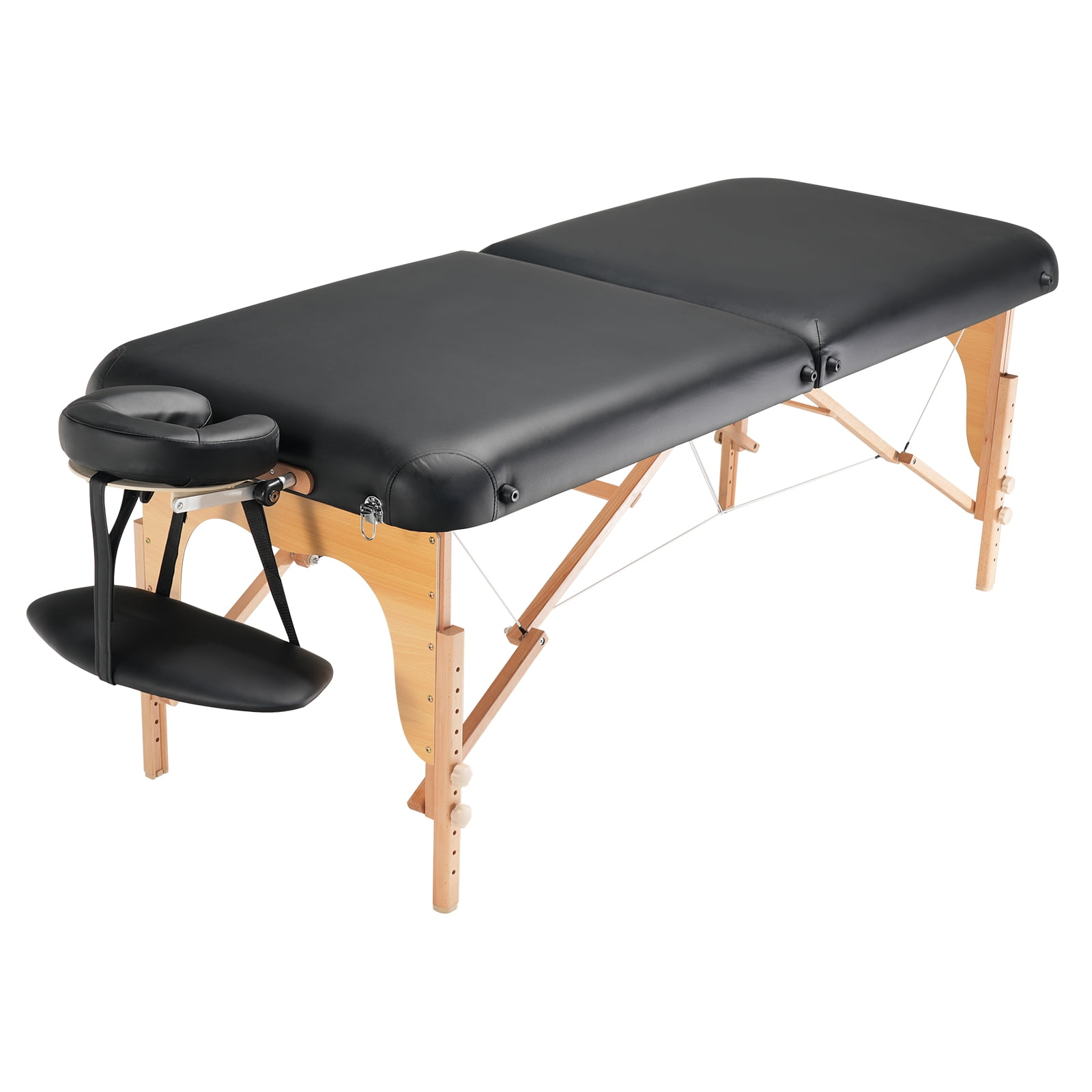 KFFKFF Massage Table 30" Width, 750 lbs Robust Collapsible Massage Stand, 8-Stage Elevation Modifiable Beauty Parlor Tattoo Couch