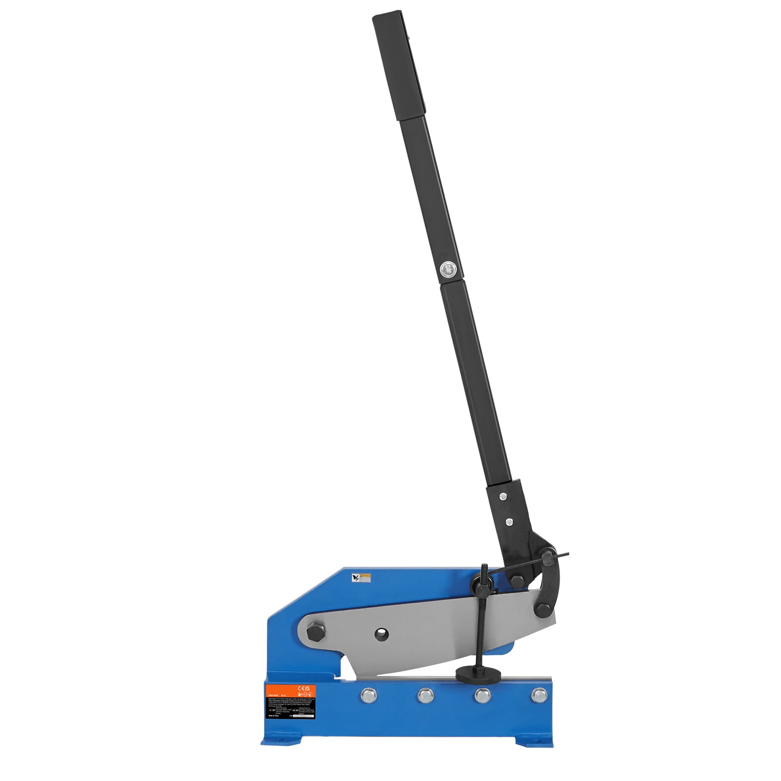 KFFKFF 12" Hand-Operated Plate Shear for Metal Sheet Handling, HS-12 Tabletop Slicer made from Q235 Substance, Suitable for Thick Steel Artistry, Robust Roll Press Equipment for Construction Workers