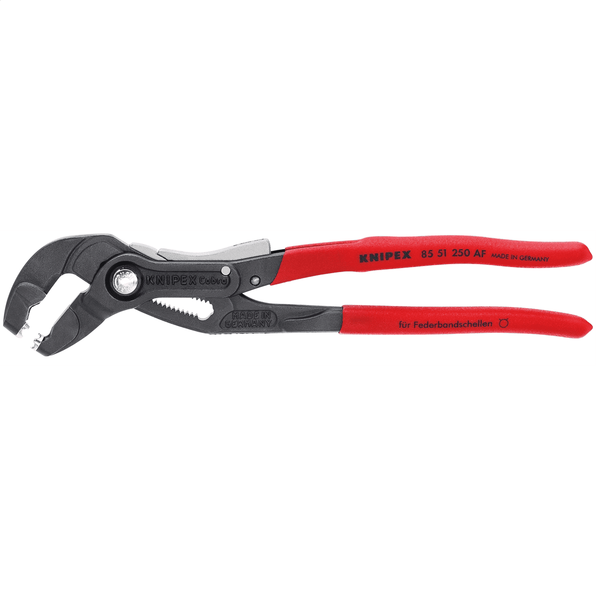 KNIPEX Tools 8551250AFSBA 10" Cobra Spring Hose Clamp Pliers With Locking Device