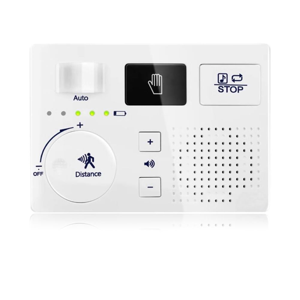 KiaoTime Bathroom White Noise Machine, Bathroom Noise Blocker, Toilet The Sound of Running Water Masks the Sound of Toileting - Motion Detected Device for Bathroom Restroom