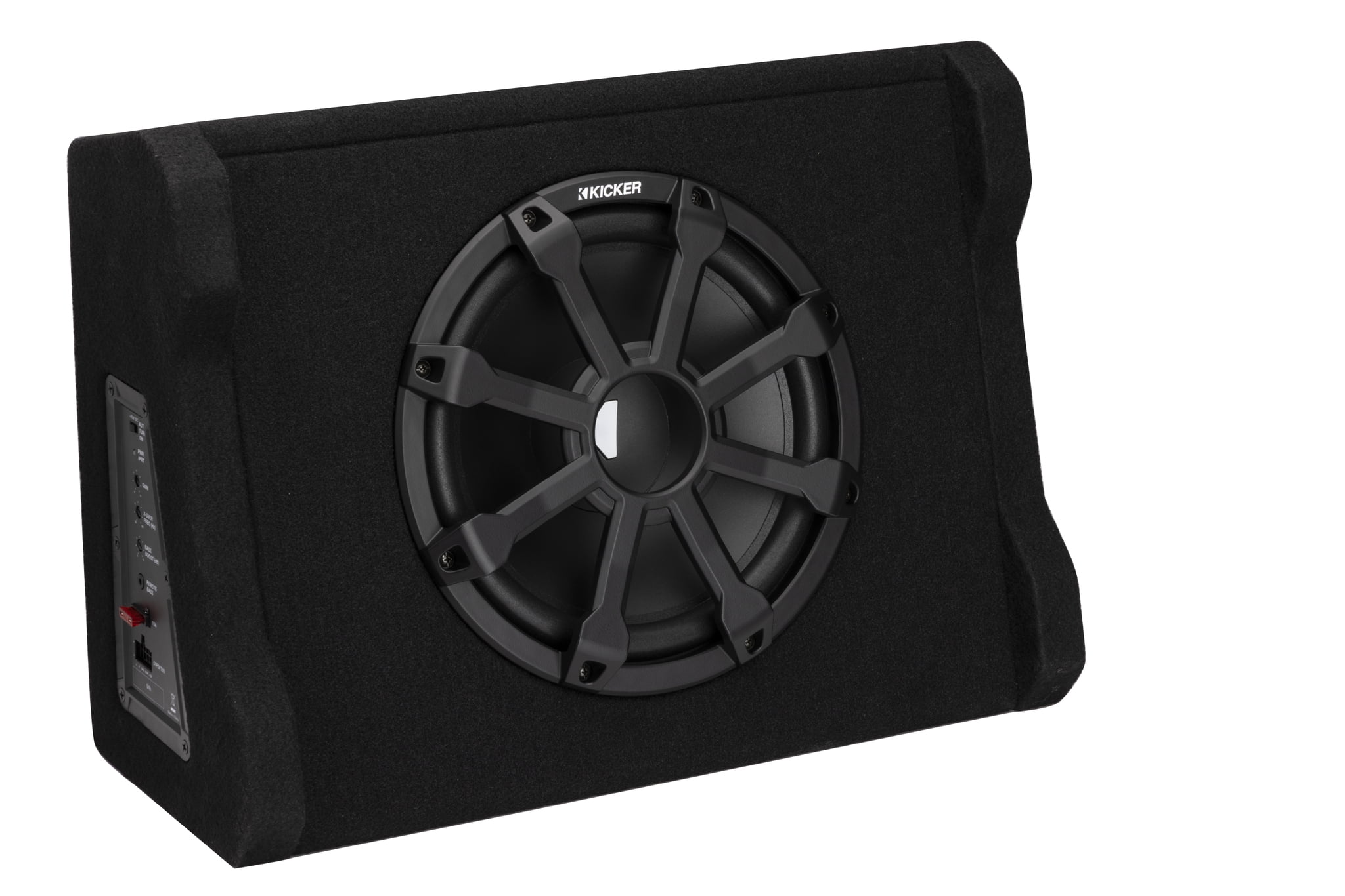 Kicker 51PDFT10 Powered Car Subwoofer, 10 inches