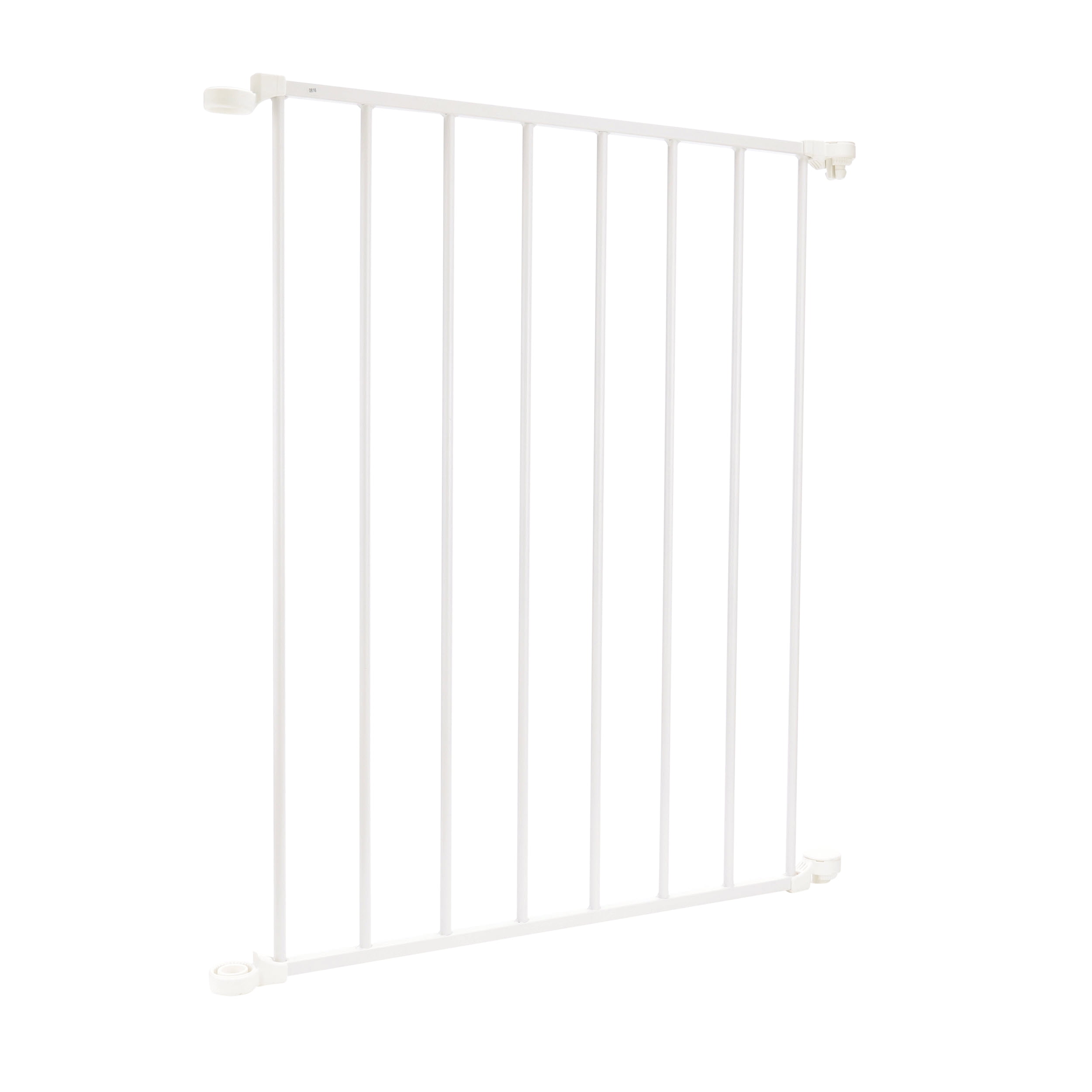 Kidco Custom Fit Auto Close Child Safety Gate Extension, 24", Steel, White