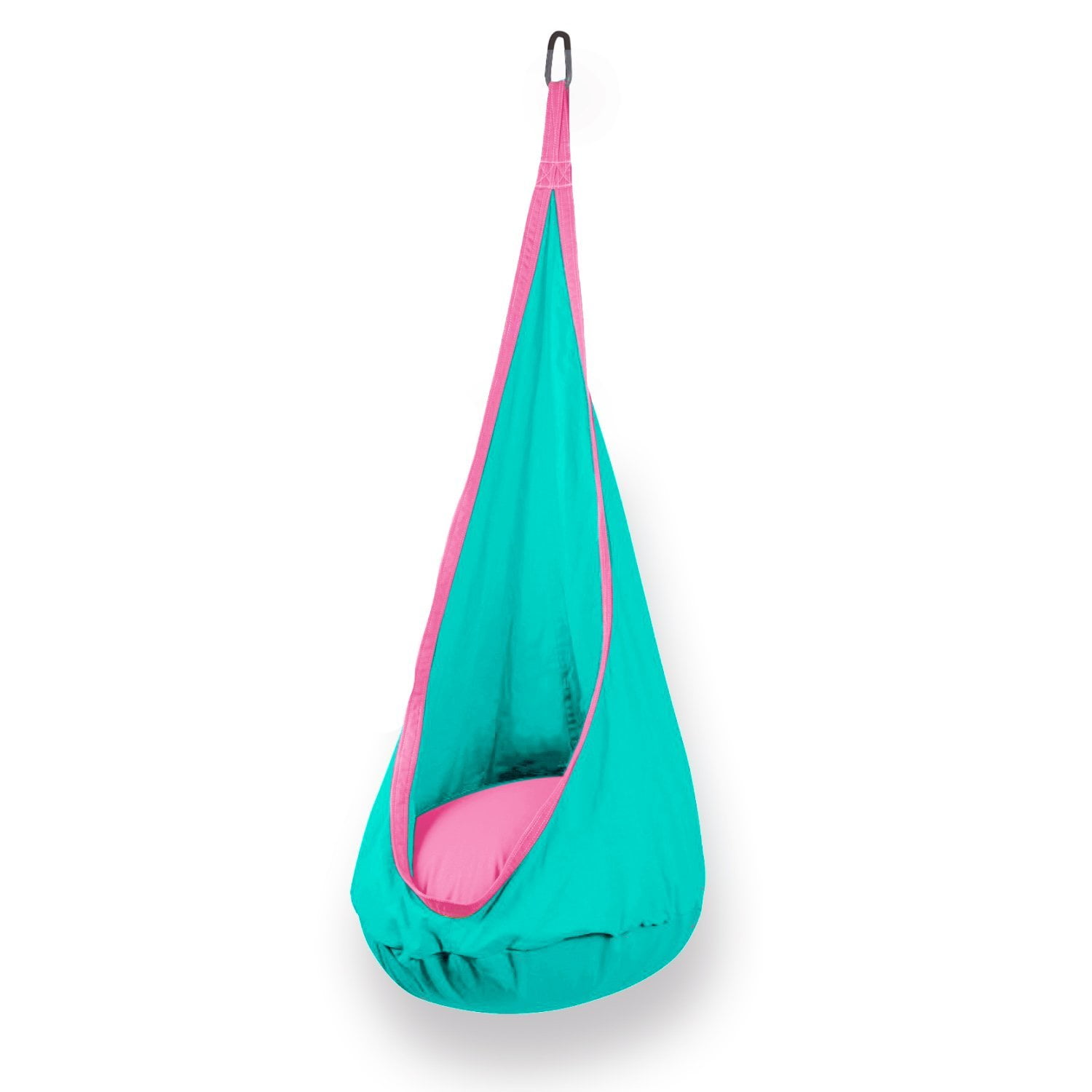 Samay Inflatable Cushion Hanging Pod Swing Set, Green, 58"H x 26" Diameter