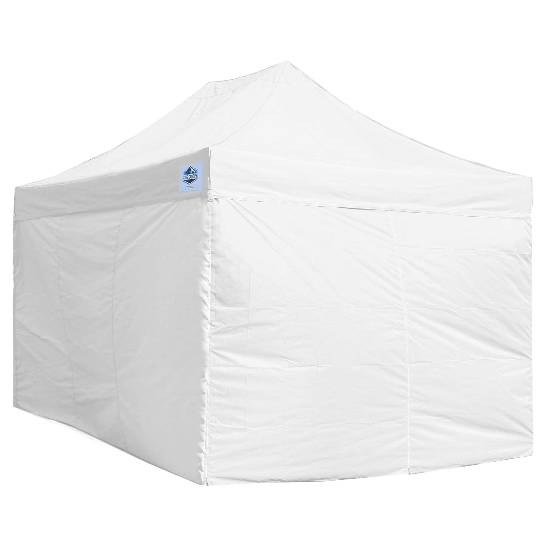 King Canopy Universal Instant Side Wall-Color:White,Size:10' x 15',Style:4 Pack Side Walls