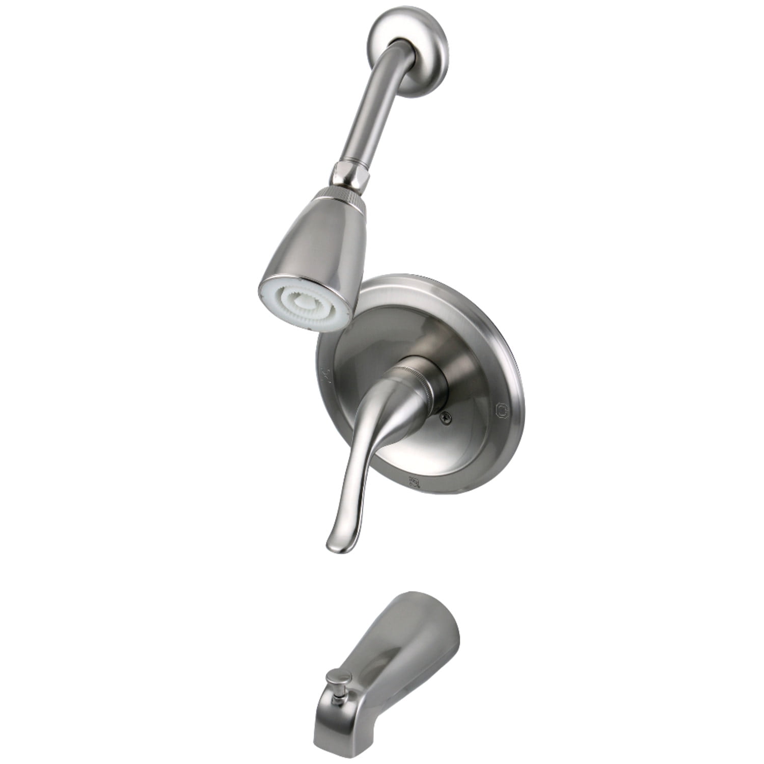 Kingston Brass Yosemite KB5538YL Single Handle Tub Shower Faucet Satin Nickel