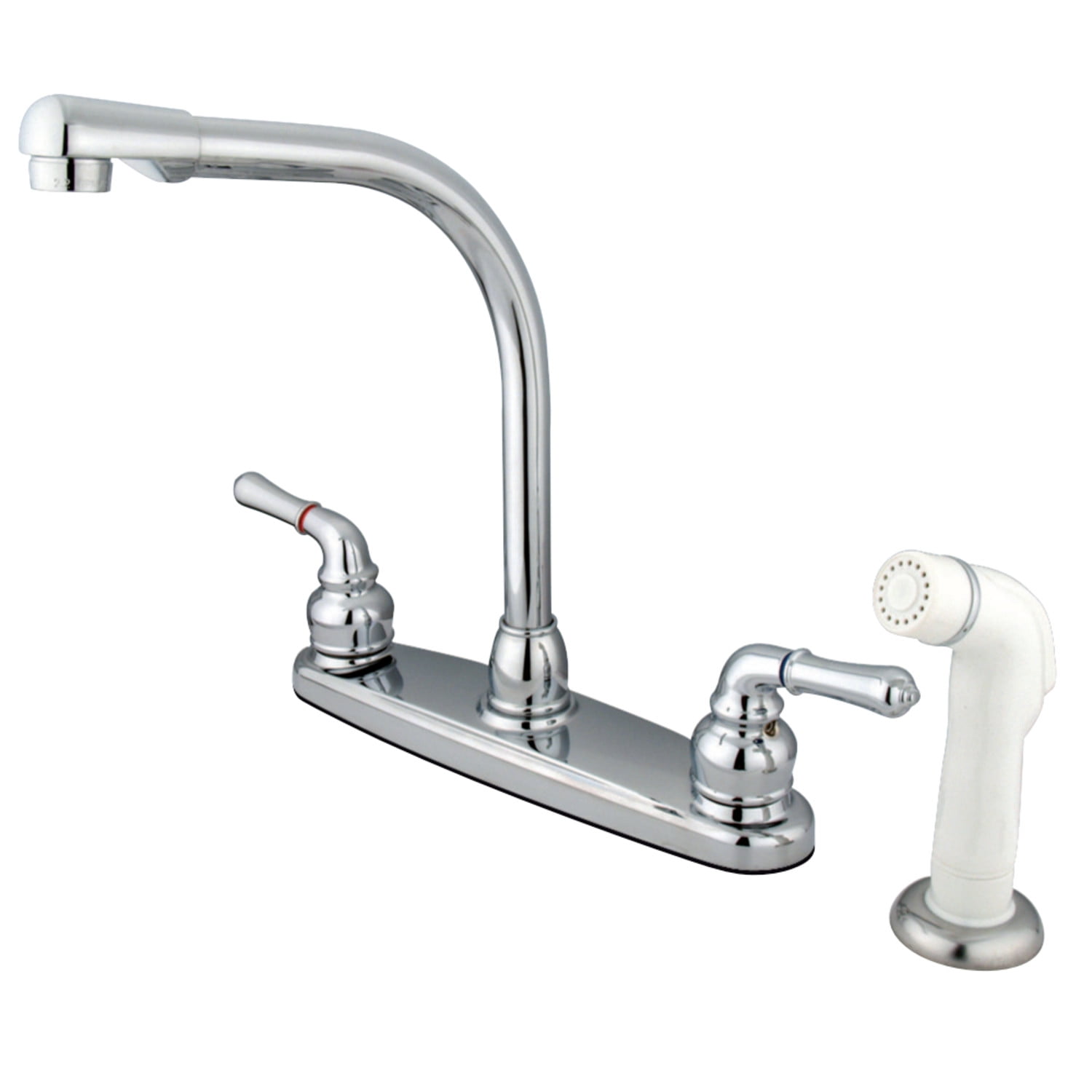 Kingston Brass KB751 Magellan 8-Inch Centerset Kitchen Faucet, Polished Chrome