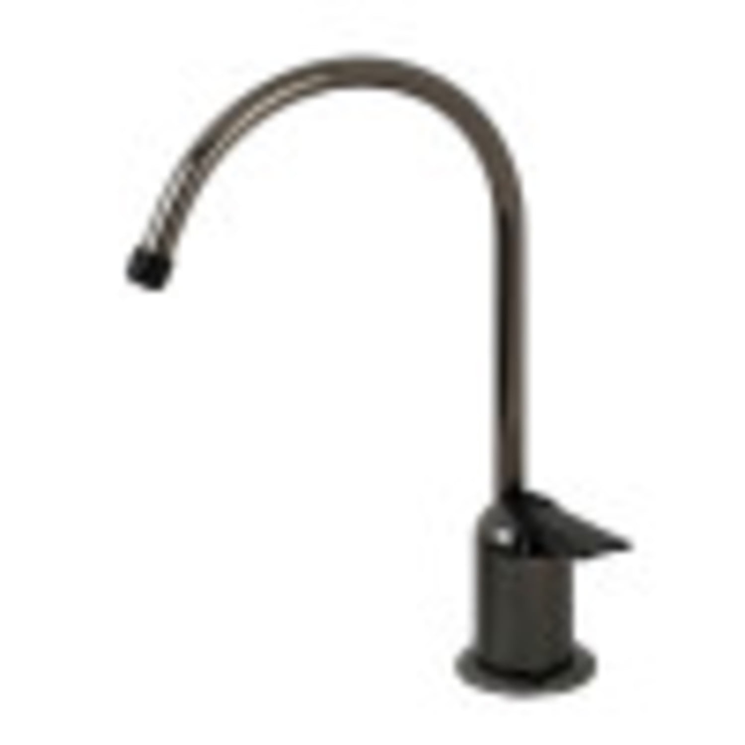 Kingston Brass NK6190 Water Onyx Single-Handle Cold Water Filtration Faucet, Black Stainless Steel