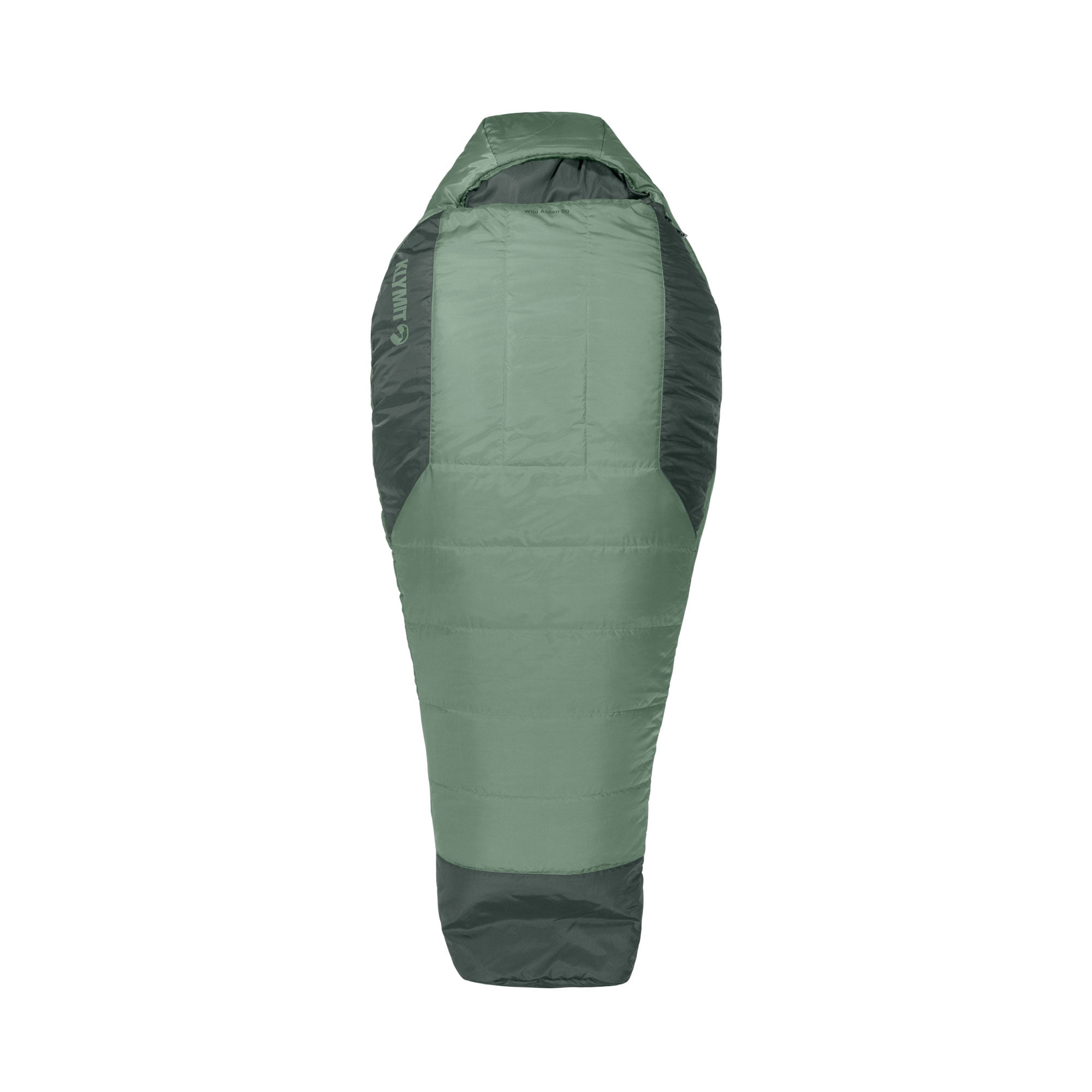 Klymit Wild Aspen 20 Degree Cold Weather Mummy Sleeping Bag (Regular), Green