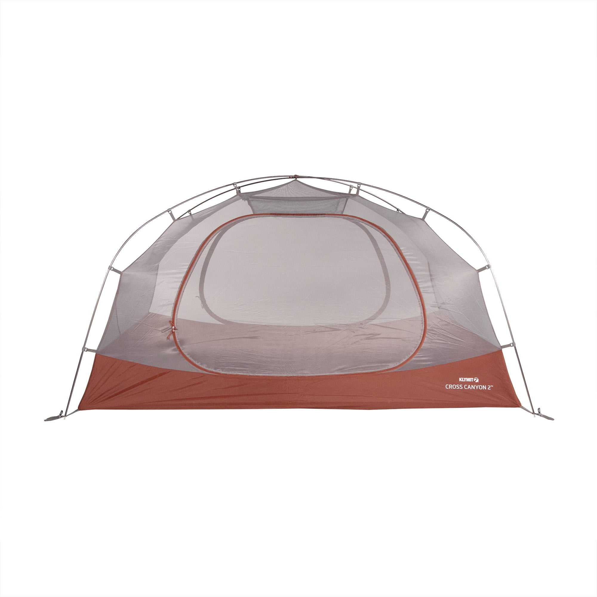 Klymit Cross Canyon 2 Person 3 Season Dome Camping Tent, Red