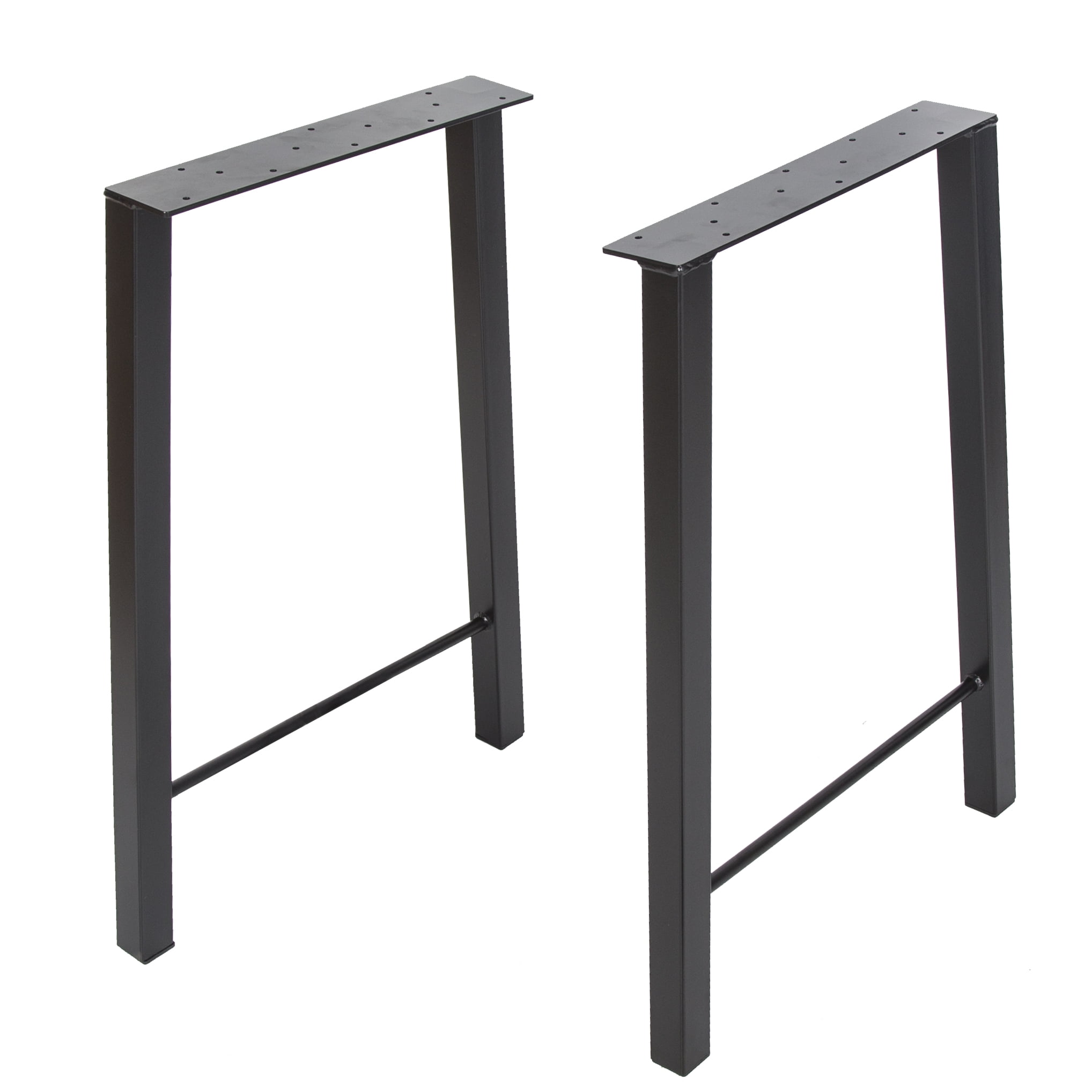 Kojem Clearance 28" Desk Legs ,Metal Chair Legs Table Legs ,28"H×20"W, Black Heavy Duty, Set of 2 ,Steel Desk Leg,Furniture Leg