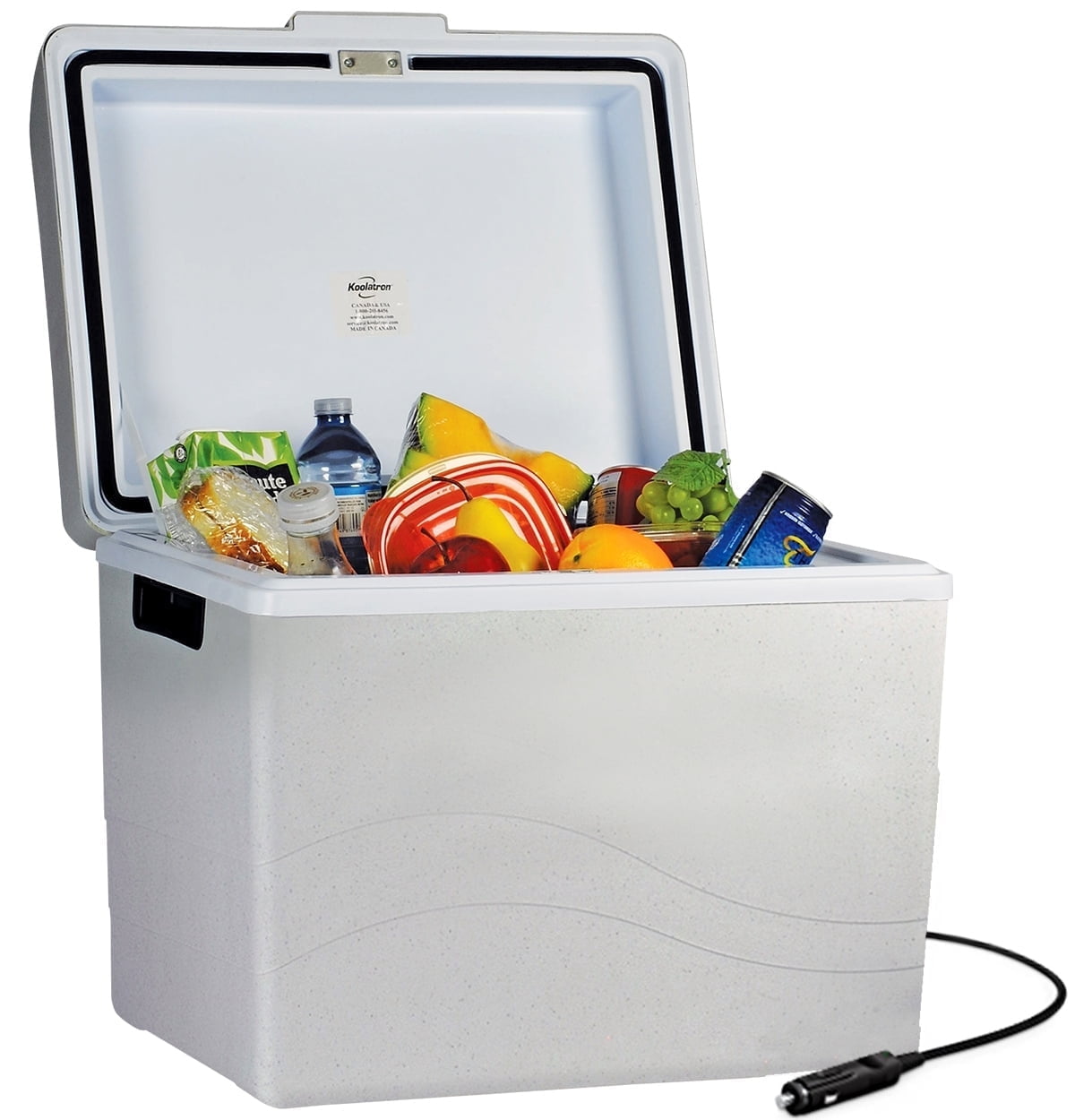 Koolatron 12V Electric Cooler/Warmer 42L (45 qt), Two-Way Design, Gray