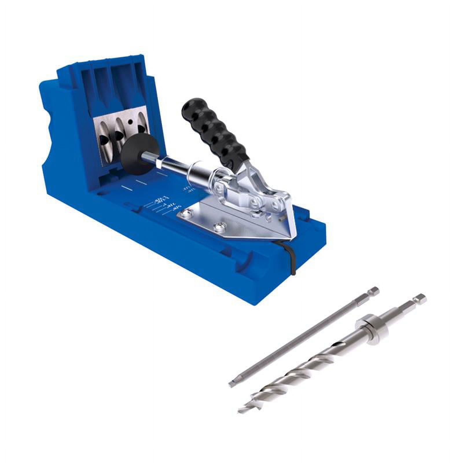 Kreg K4 Pocket Hole Jig - Adjustable, Versatile Jig for Strong Joints - Woodworking Tool - Create Perfect, Rock-Solid Joints - Easily Adjustable Drill Guides - For Materials 1/2" to 1 1/2" Thick
