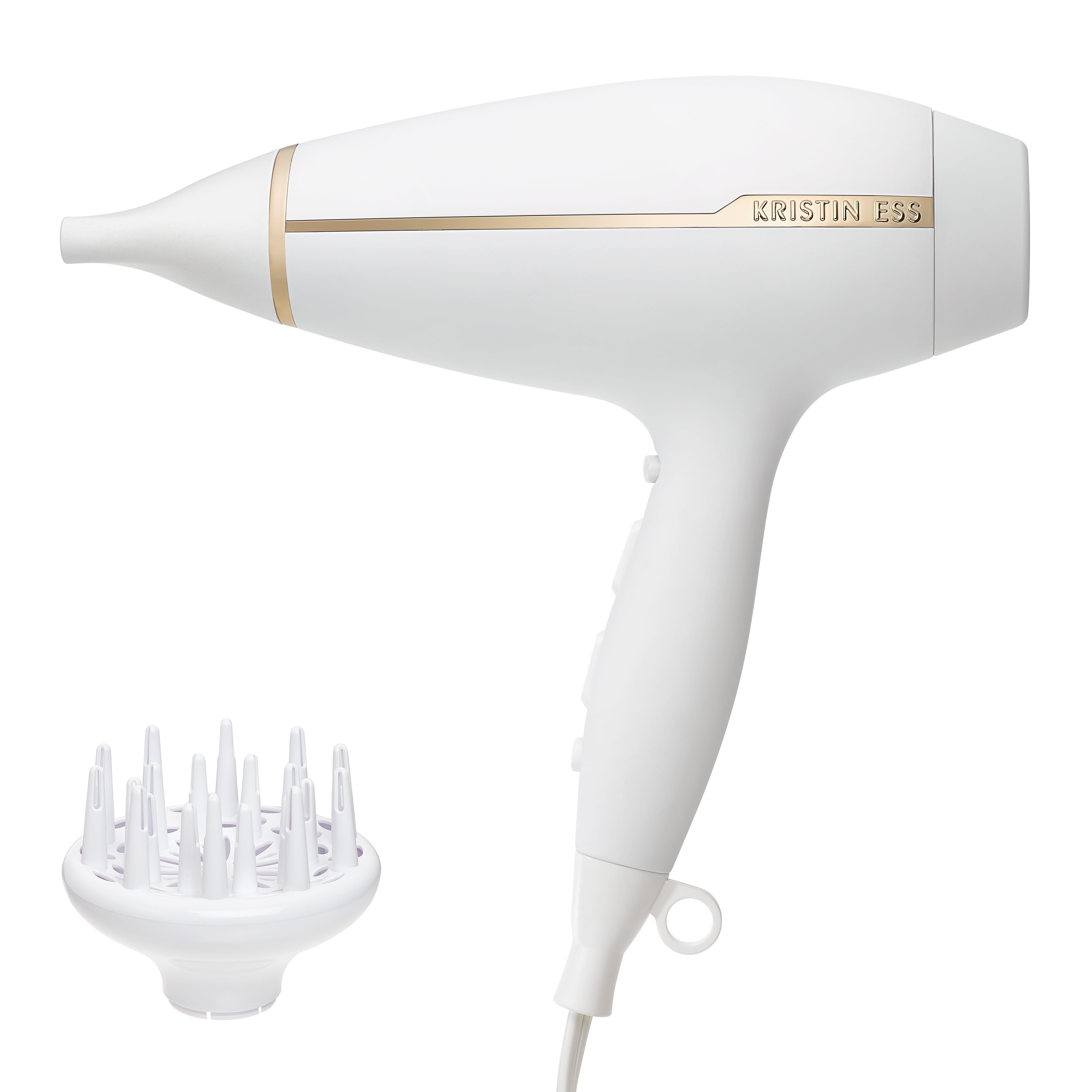 Kristin Ess Hair Ionic Professional Blow Dryer, Smoothing + Frizz Control - 1875W