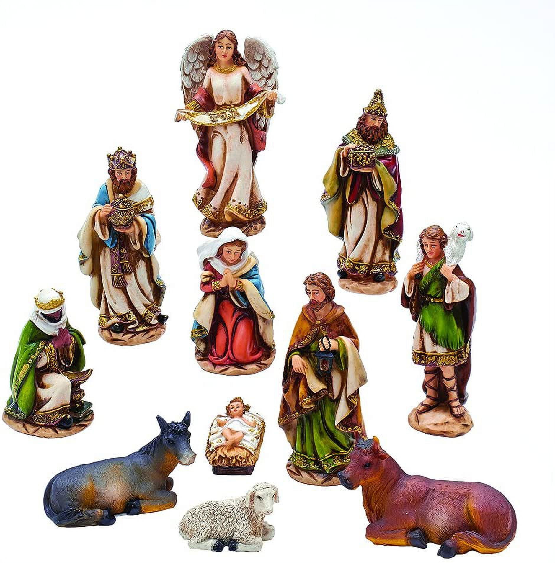 Kurt Adler 6-Inch Nativity Set with 11 Figures