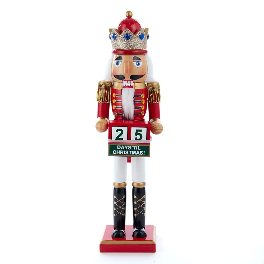 Kurt S. Adler Kurt Adler 15-Inch Red King Nutcracker with Calendar