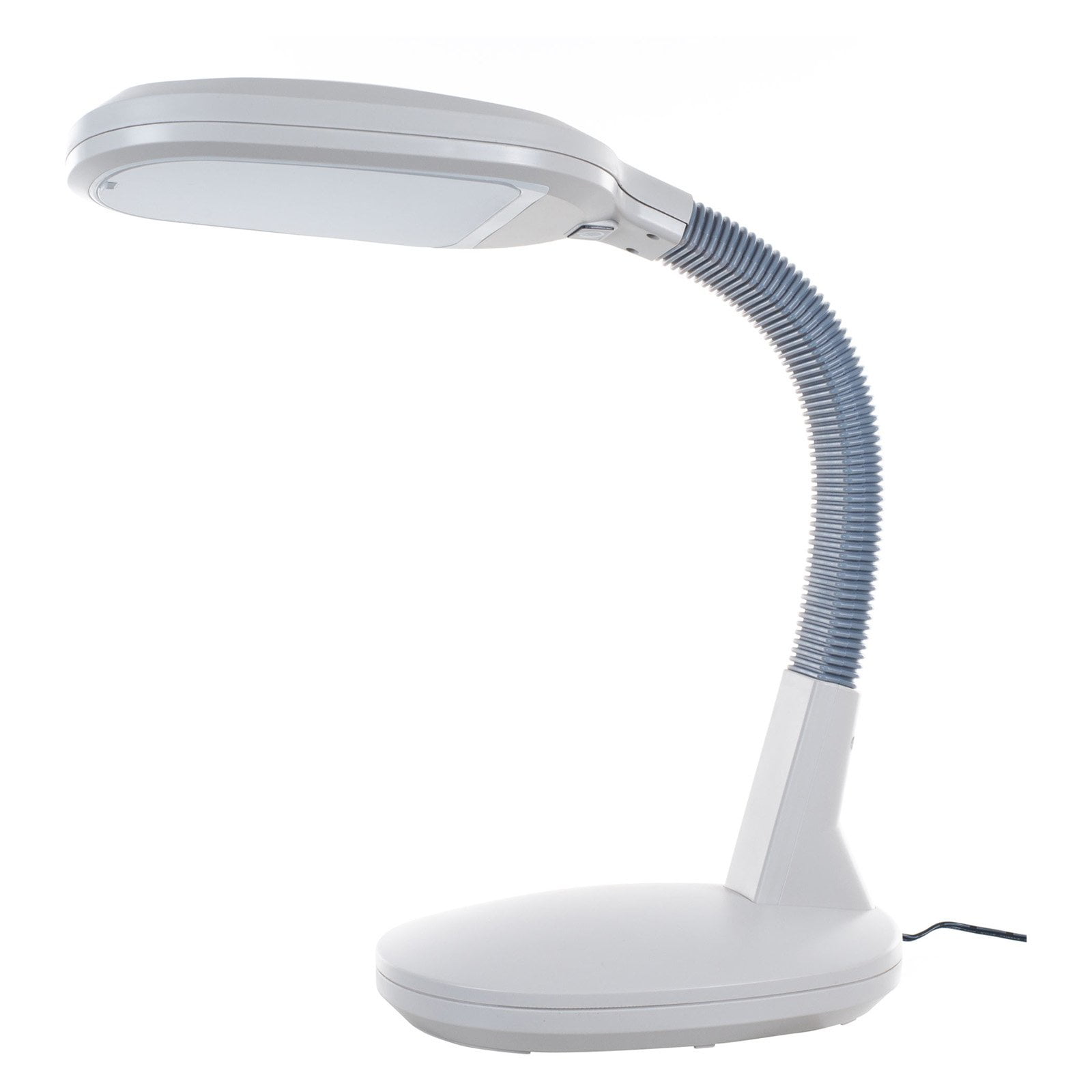 Lavish Home Sunlight LED Desk Lamp with Adjustable Gooseneck Arm (White)