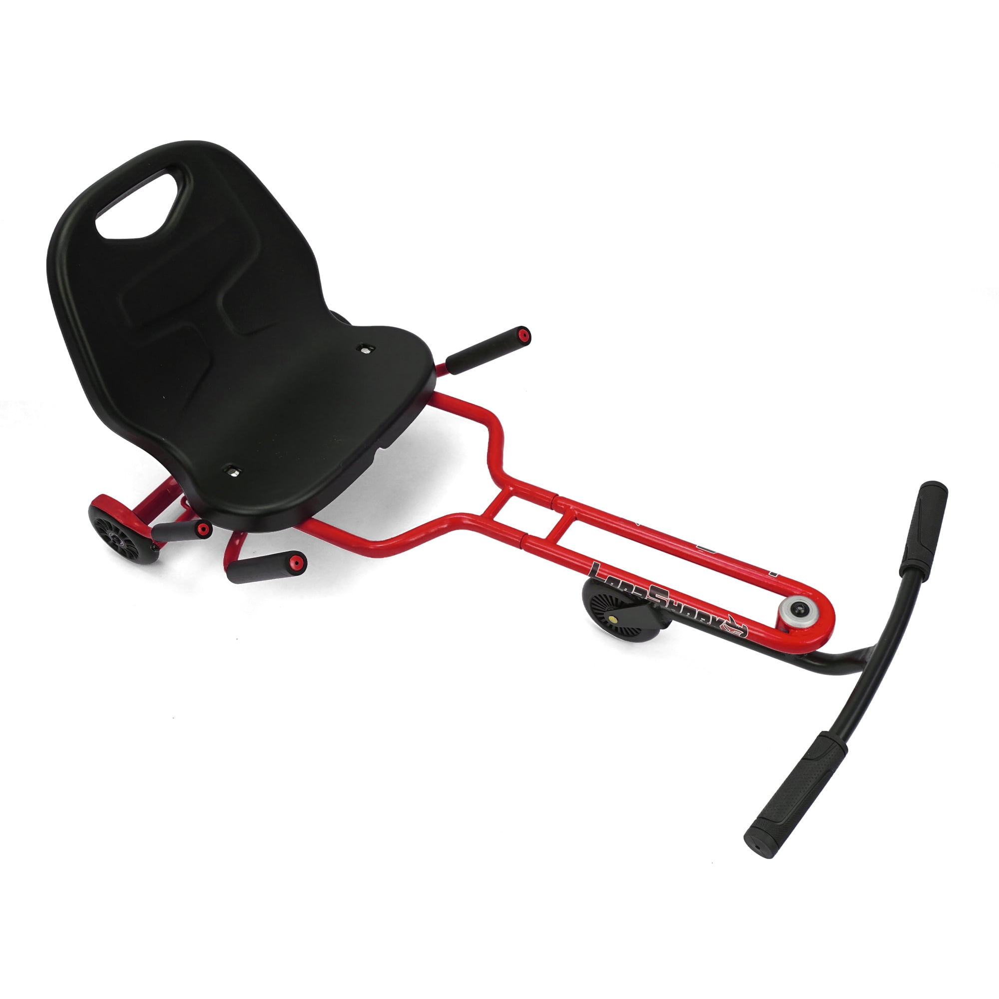 Landshark Ride-On, Kinetic Energy Shark Action Kids Ages 5-12, Red, Push & Pedal Ride-On