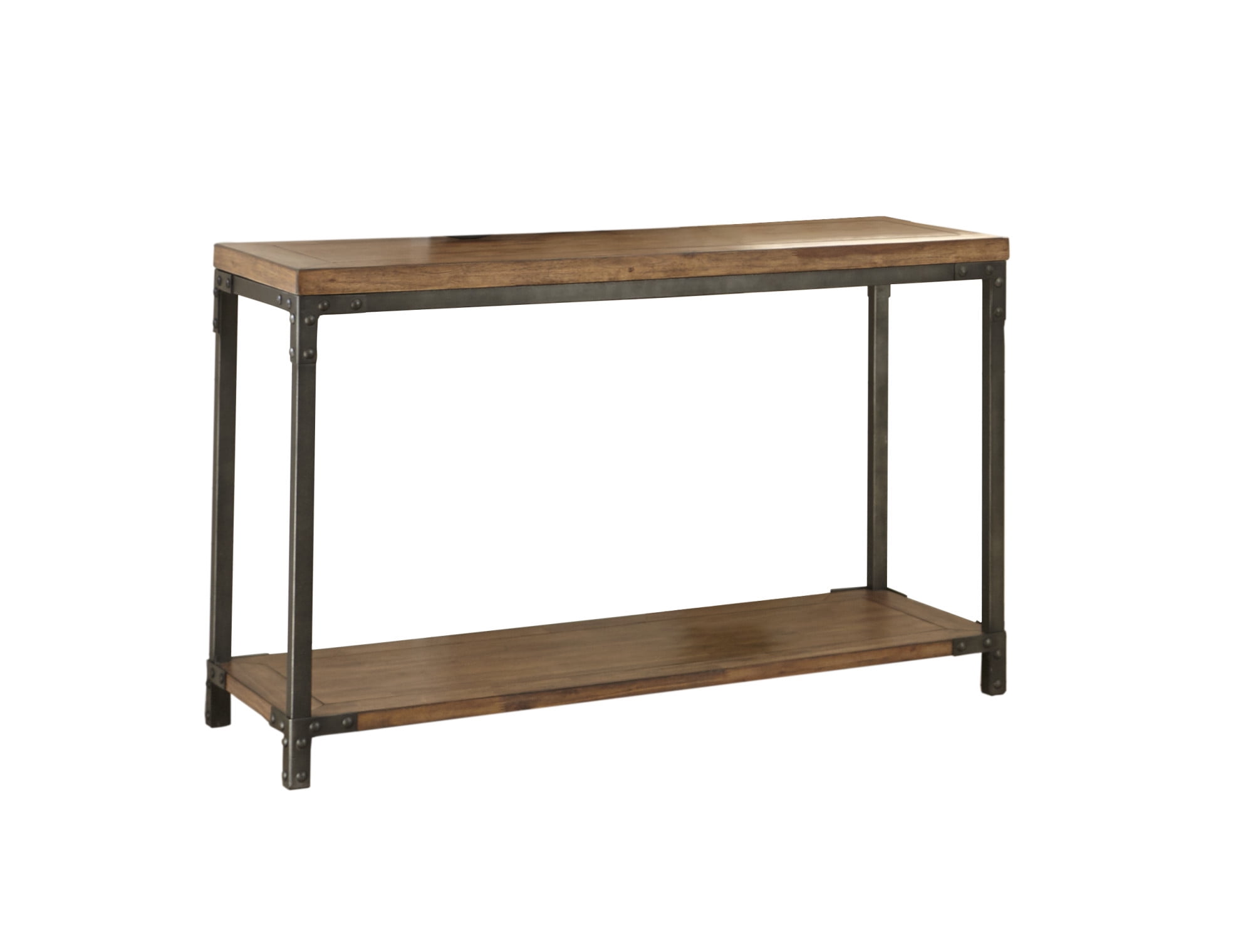 Steve Silver Lantana Rustic Console Entryway Table, Antique Brown Honey