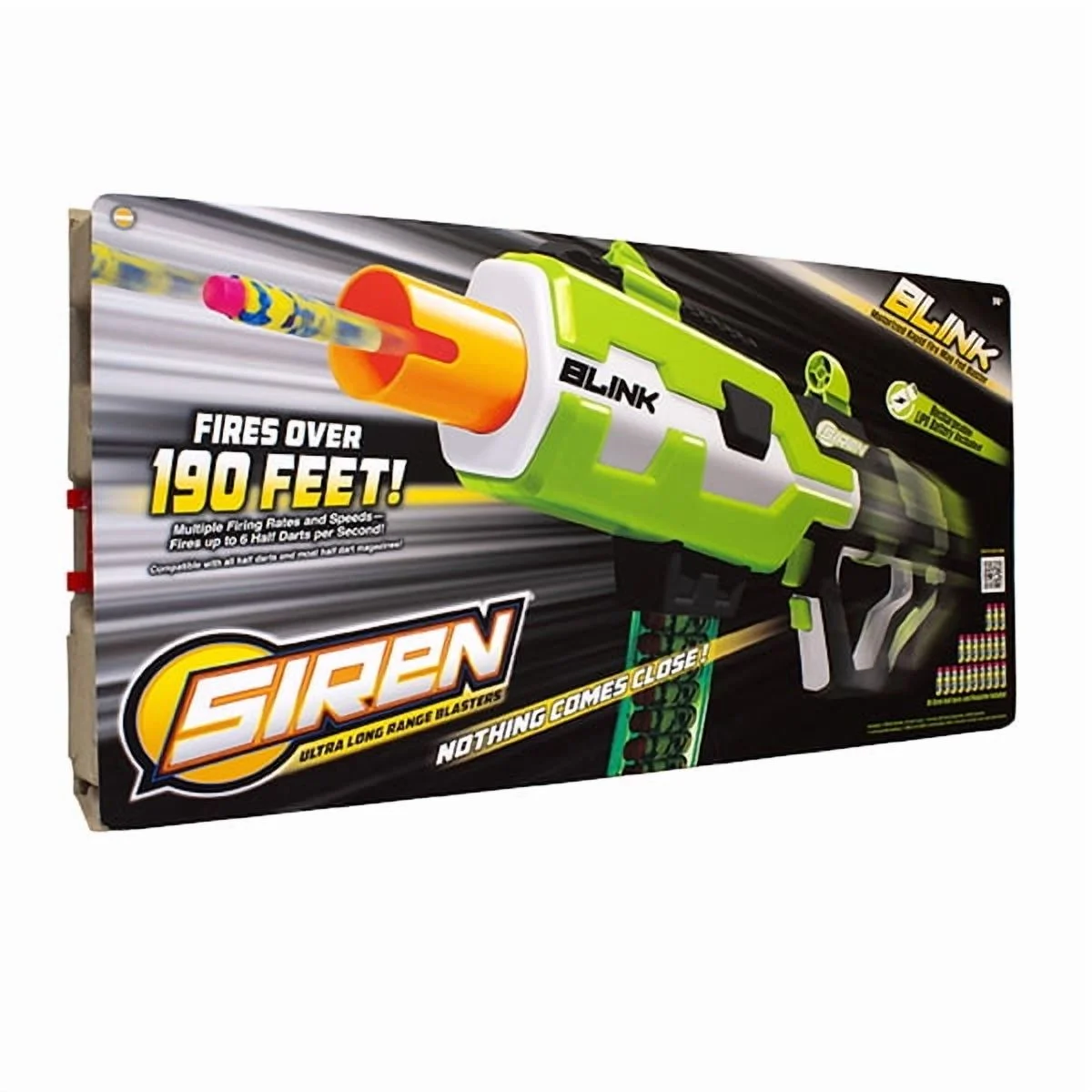 Laser X Siren Blink Bolt Blaster Indoor-Outdoor Play