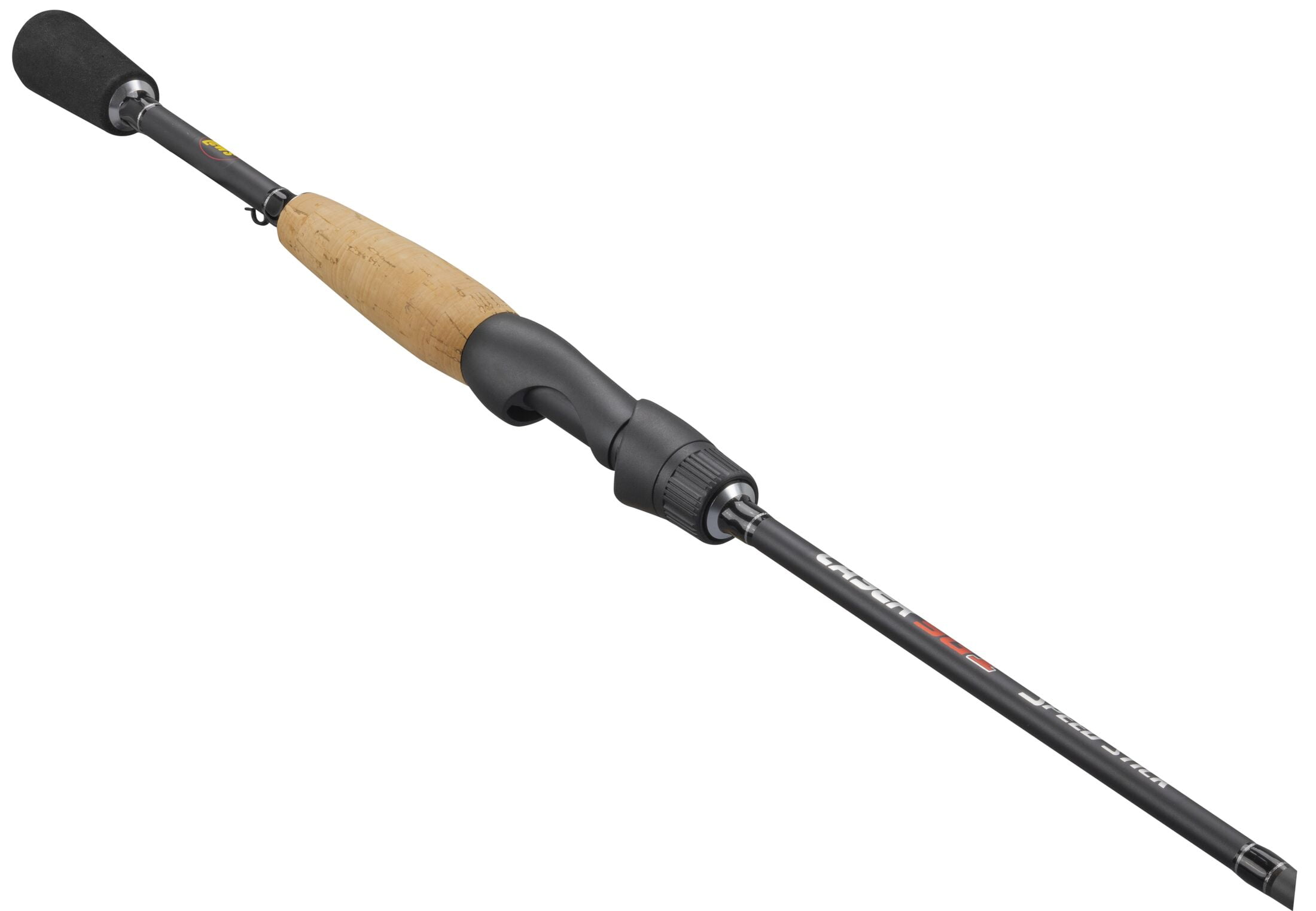 Lew's Laser SG1 Spinning Fishing Rod, 7-Foot 1-Piece Rod, Black