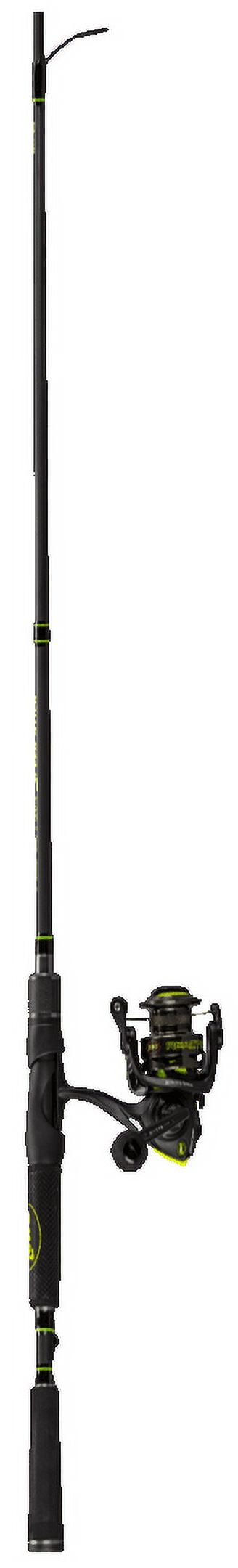 Lew's Reactor Spinning Reel and IM8 Graphite Fishing Rod Combo, 7-Foot 1-Piece Rod, Size 30 Reel