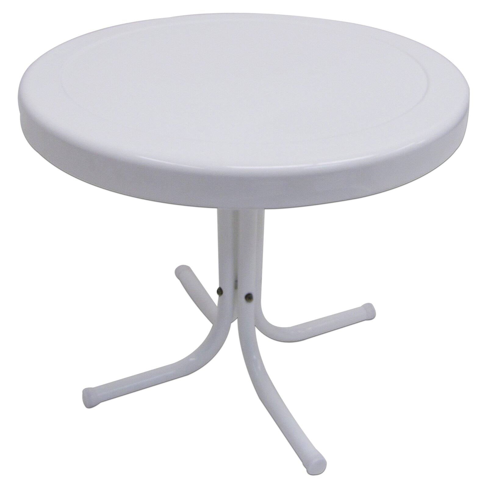 Leigh Country TX 93500 White Retro End Table